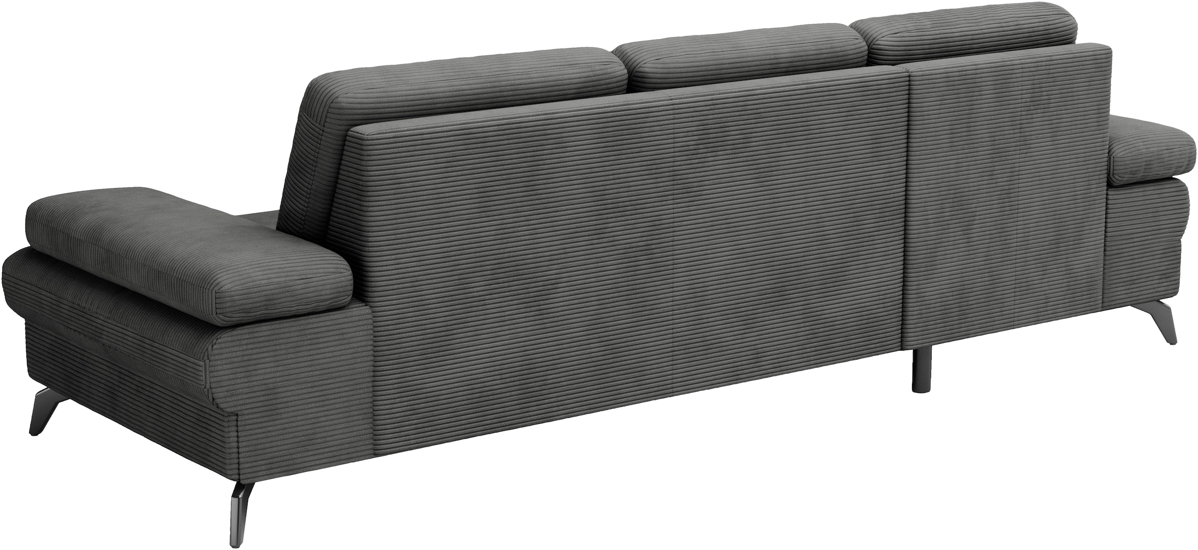 sit&more Ecksofa »Morris Jubi, L-Form«, inkl. Armteilfunktion und 1 Zierkissen, wahlweise mit Bettfunktion