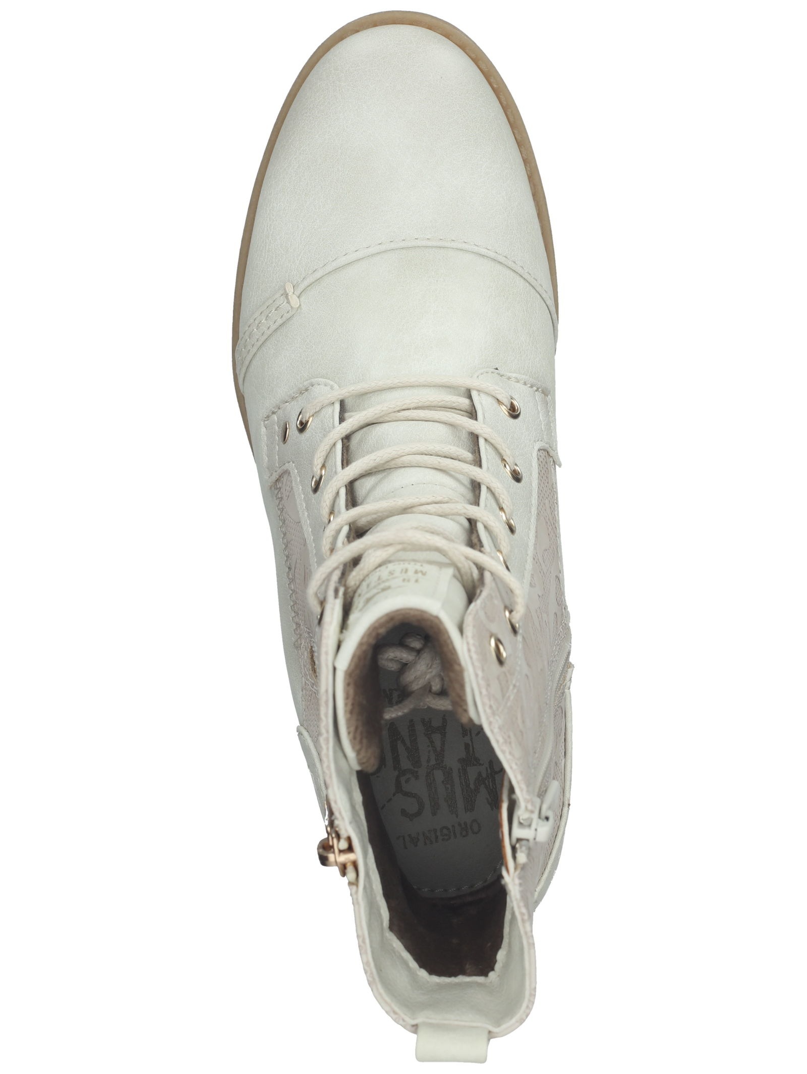 Mustang Shoes Schnürstiefelette »Mustang Shoes Stiefelette Lederimitat«