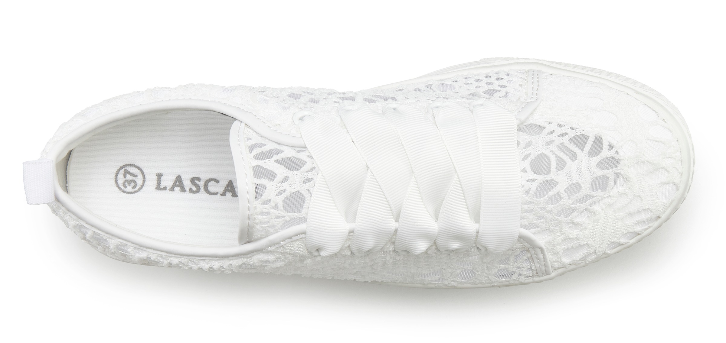 Thumbnail - LASCANA Sneaker mit leichter Plateausohle und Spitze, Schnürhalbschuhe, Freizeitschuhe