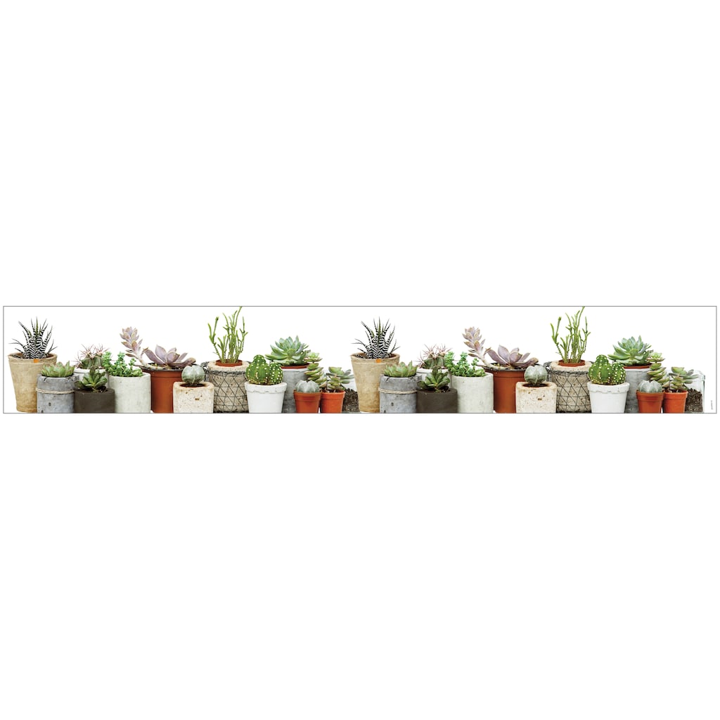 MySpotti Fensterfolie »Look Succulents«, halbtransparent, glattstatisch haftend