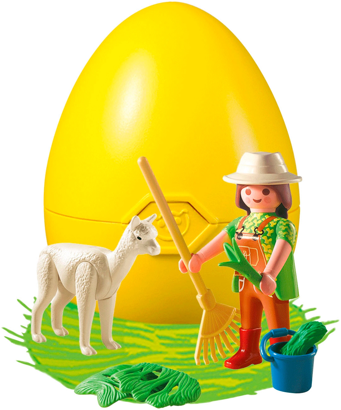 Playmobil® Konstruktions-Spielset »Tierpflegerin mit Alapaka (4944), Playmobil«, Made in Europe