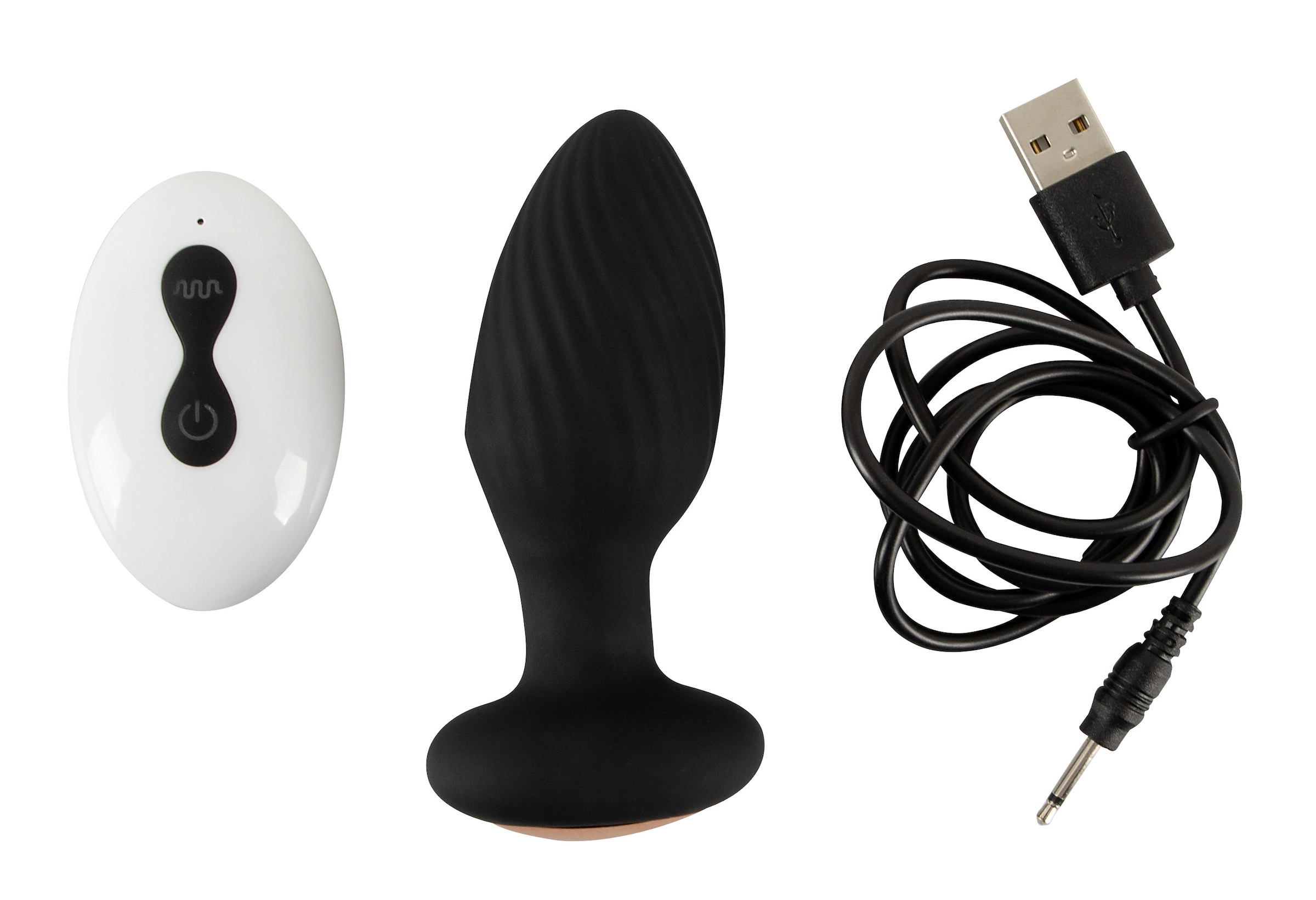 ANOS Anal-Stimulator »Vibro-Analplug RC Rotating B-Plug« ()