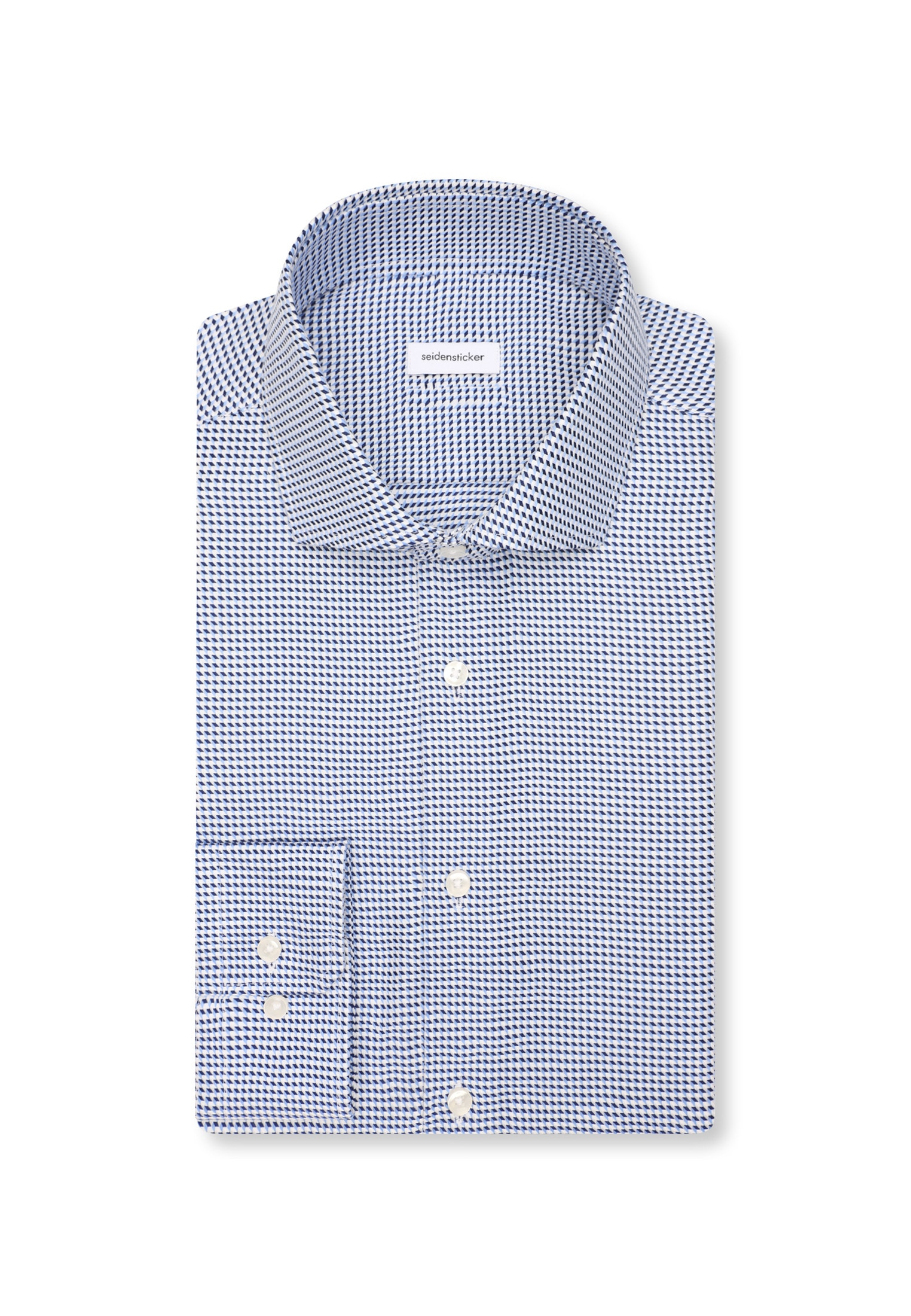 seidensticker Businesshemd »Schwarze Rose« X-Slim 1/1 Kentkragen Pepita