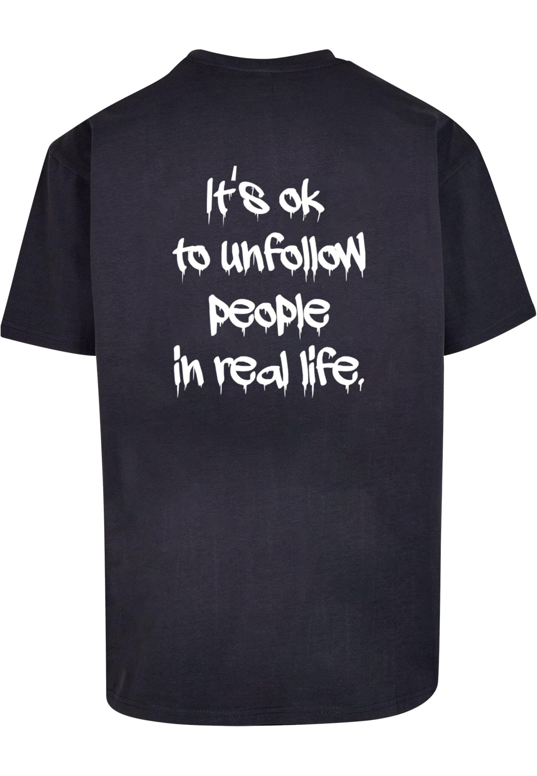 Merchcode T-Shirt "Merchcode Herren Unfollow Oversize Tee" 1 Stk. tlg. günstig online kaufen