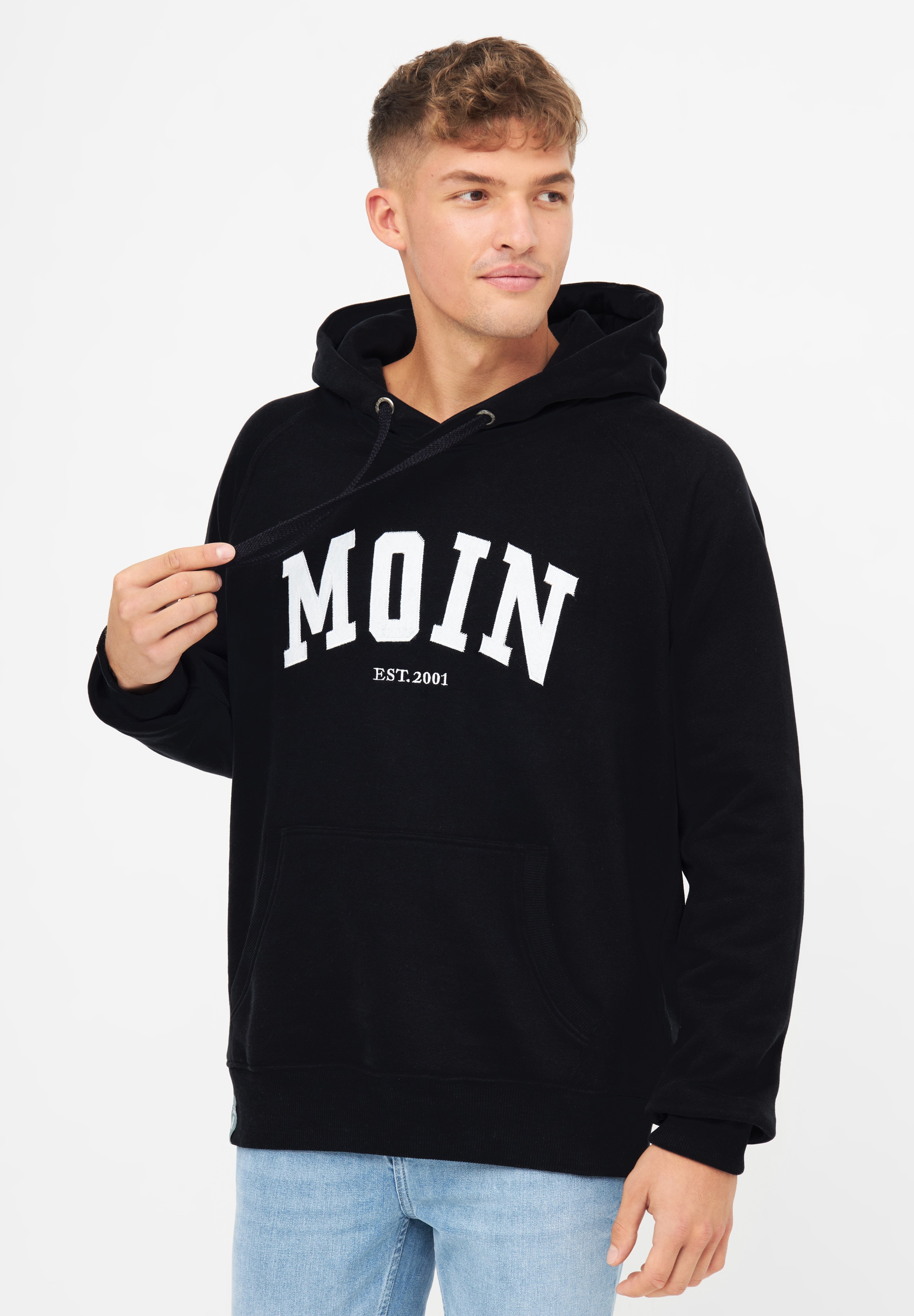 Kapuzensweatshirt »Moin«, Maritim, Nachhaltig, Organic Cotton, Moin