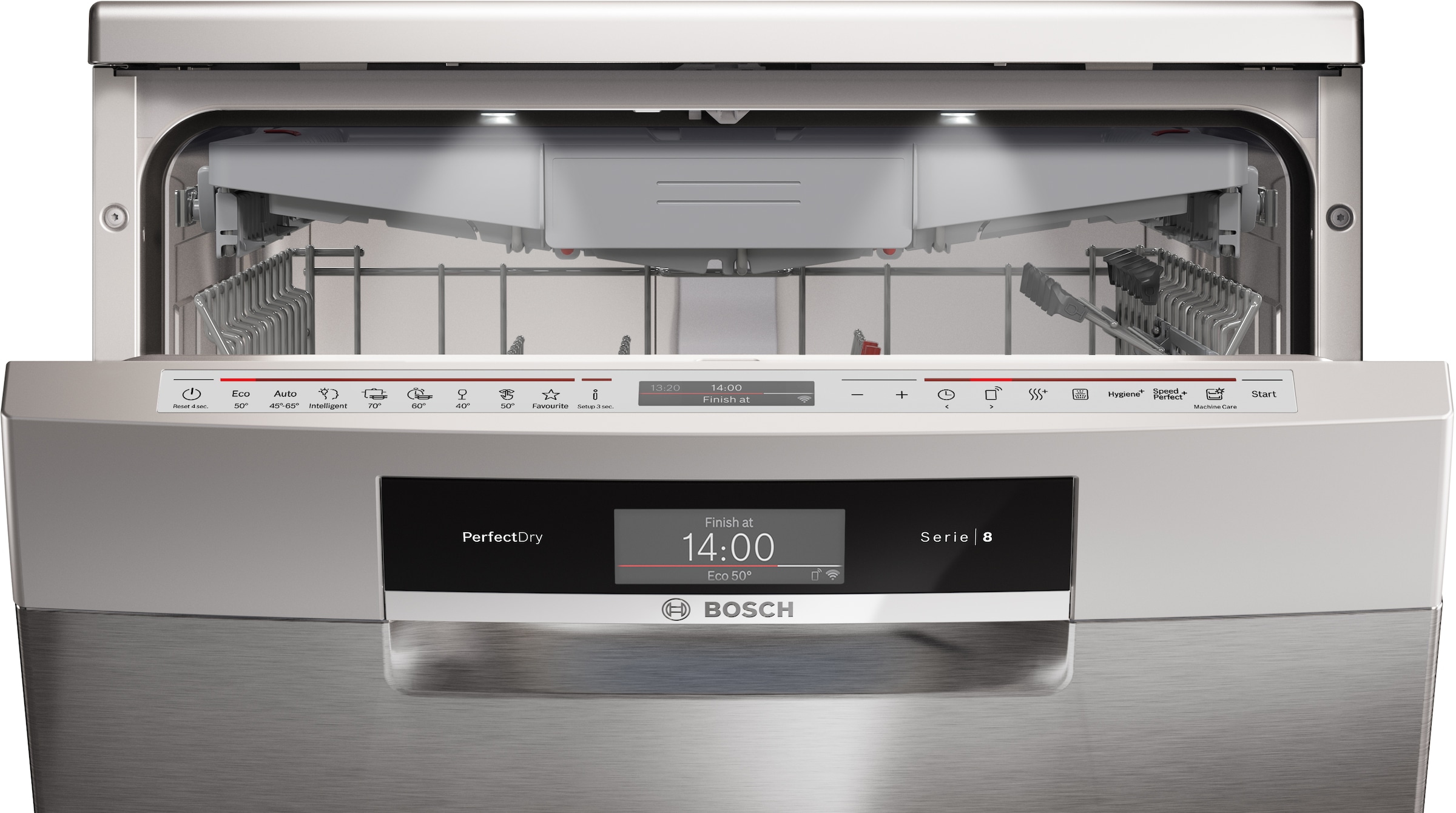 BOSCH Standgeschirrspüler Serie 8 »SMS8TCI04E« 14 tlg. Maßgedecke Perfekte Trockung bei niedrigem Stormverbrauch