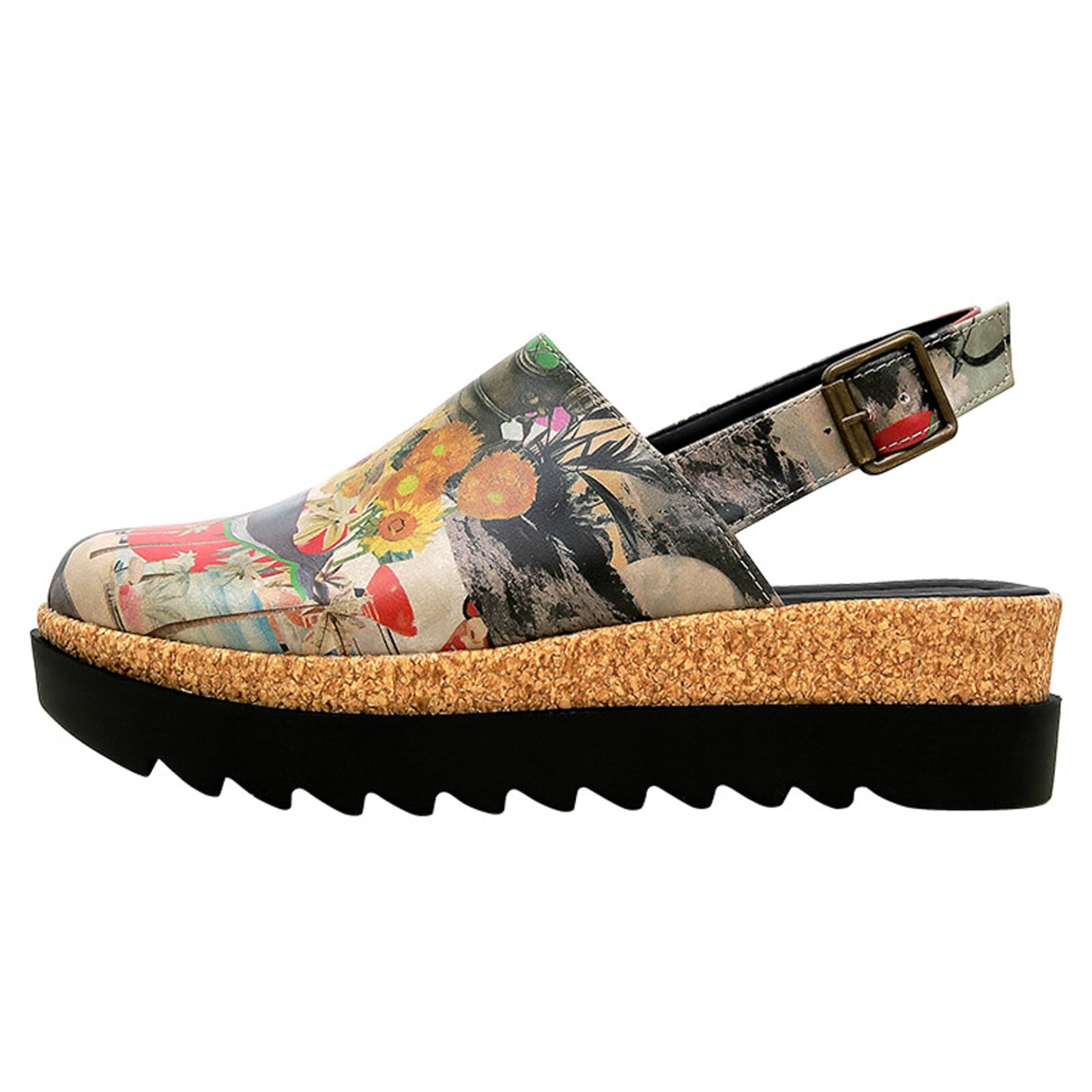 DOGO "Akita Lucid Dreaming Damen Sandalen" Handgefertigt