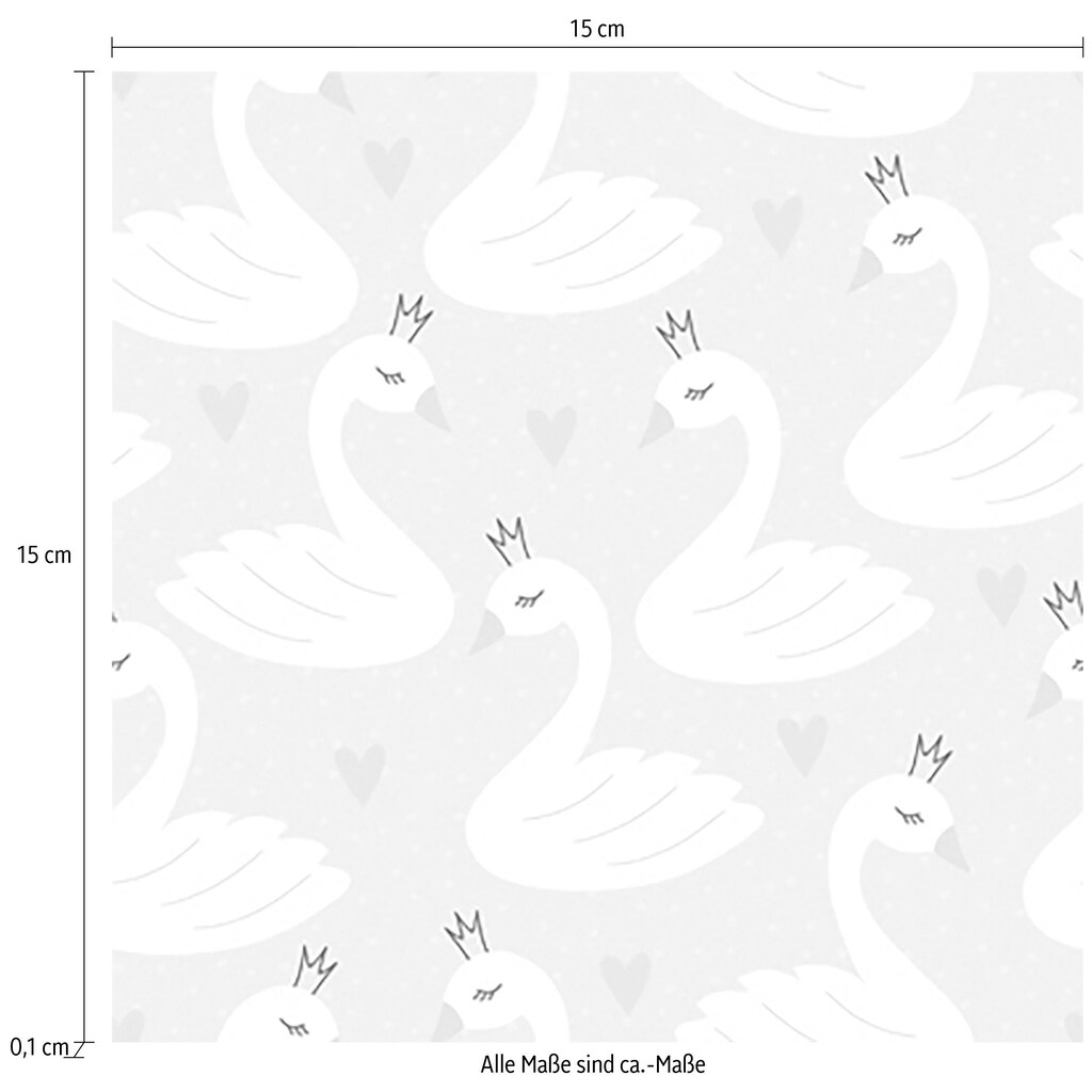 queence Fliesenaufkleber »Schwäne«