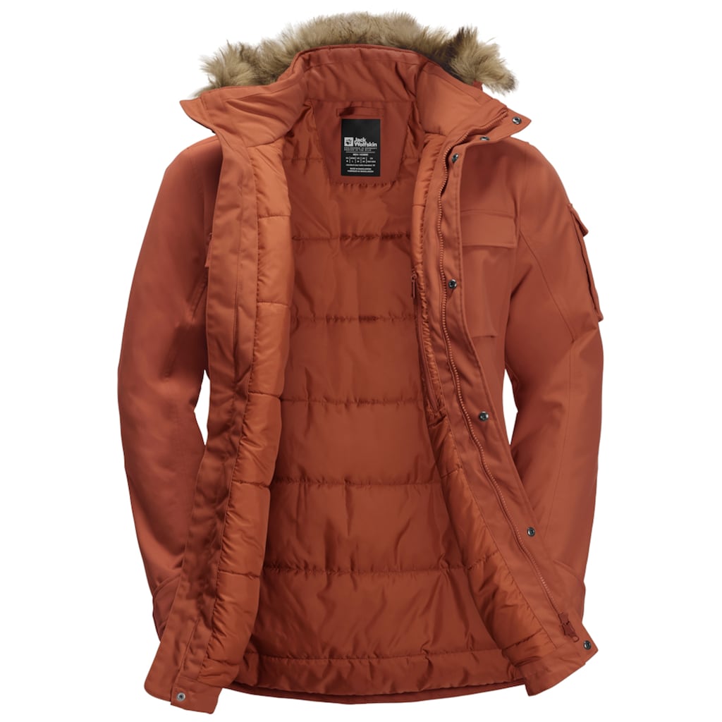 Jack Wolfskin Parka »GLACIER CANYON PARKA«, mit Kapuze