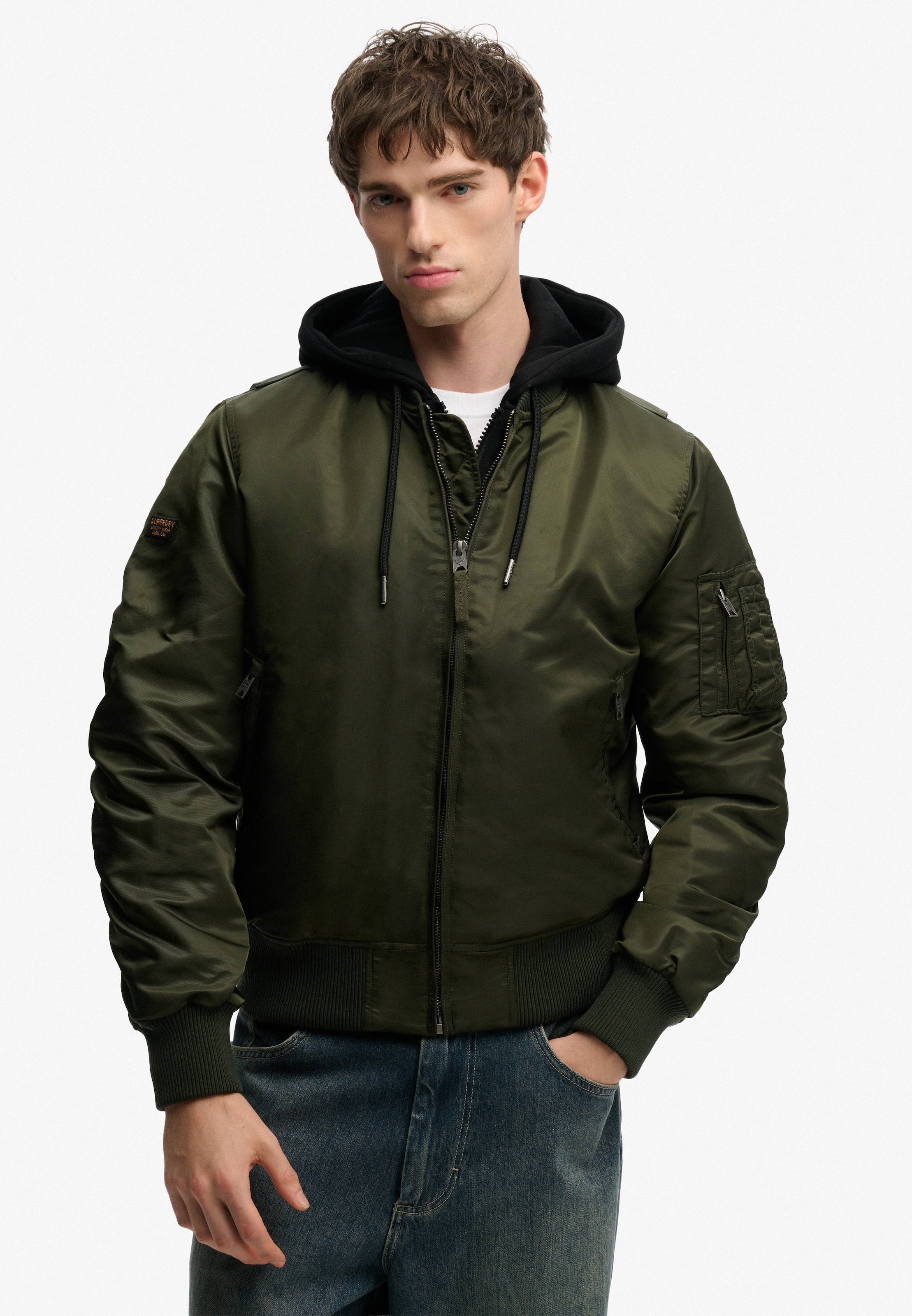 Superdry Parka "HOODED MA1 BOMBER JKT" mit Kapuze günstig online kaufen