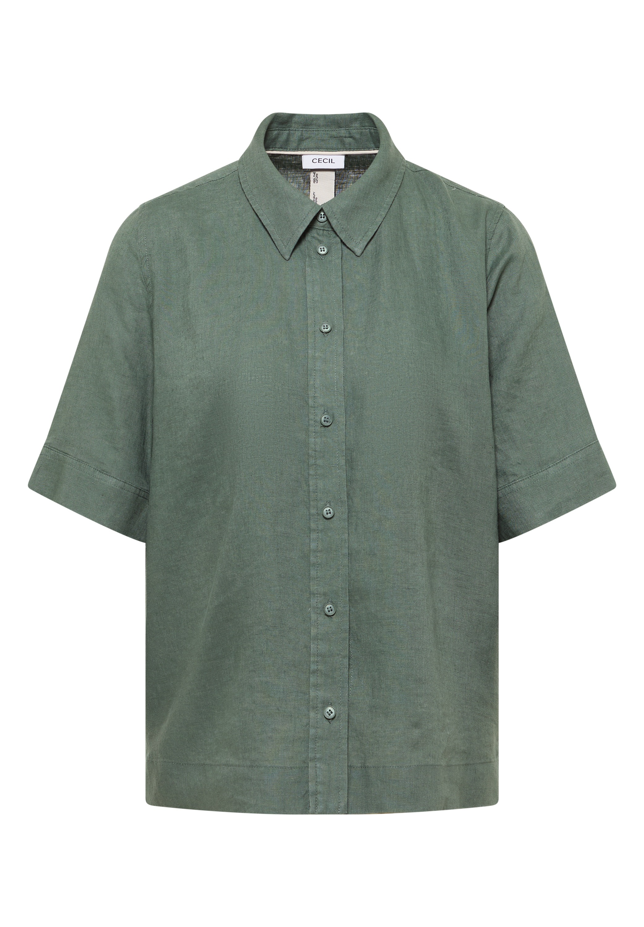 Cecil Kurzarmbluse aus Leinen