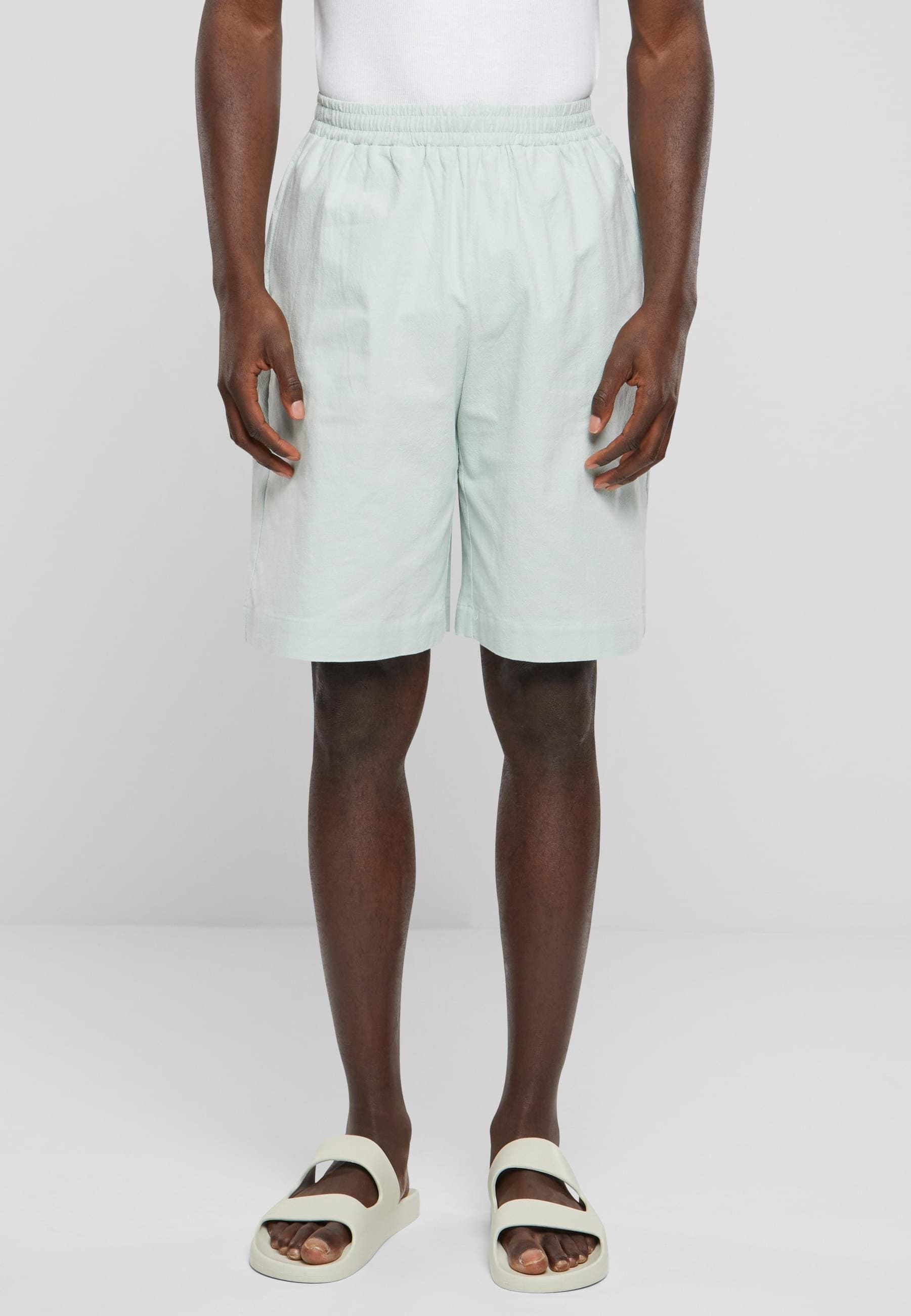 URBAN CLASSICS Shorts »Urban Classics Herren Wide Crepe Shorts«, (1 tlg.)