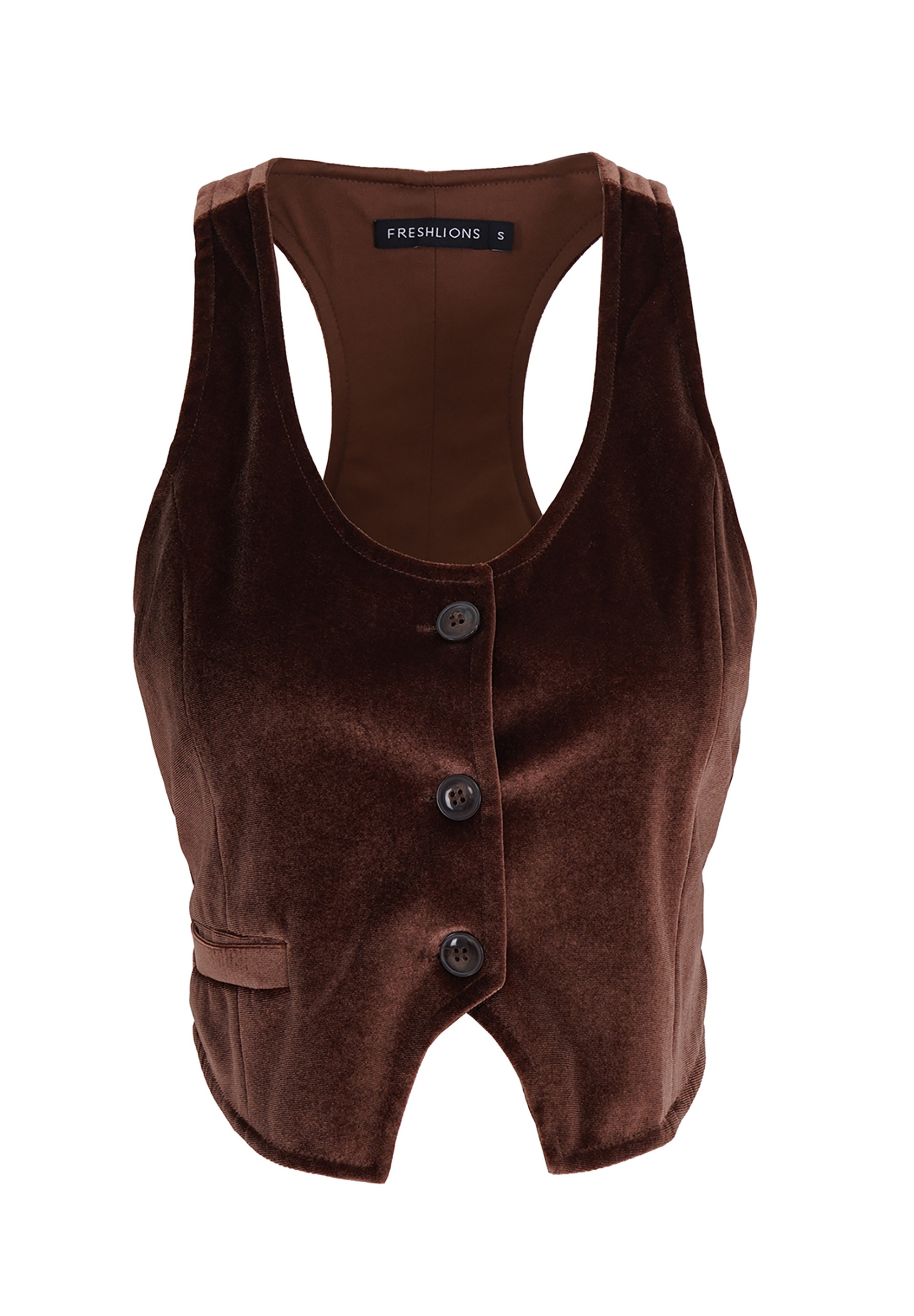 freshlions Softshellweste »Velvet«, mit samtiger Optik