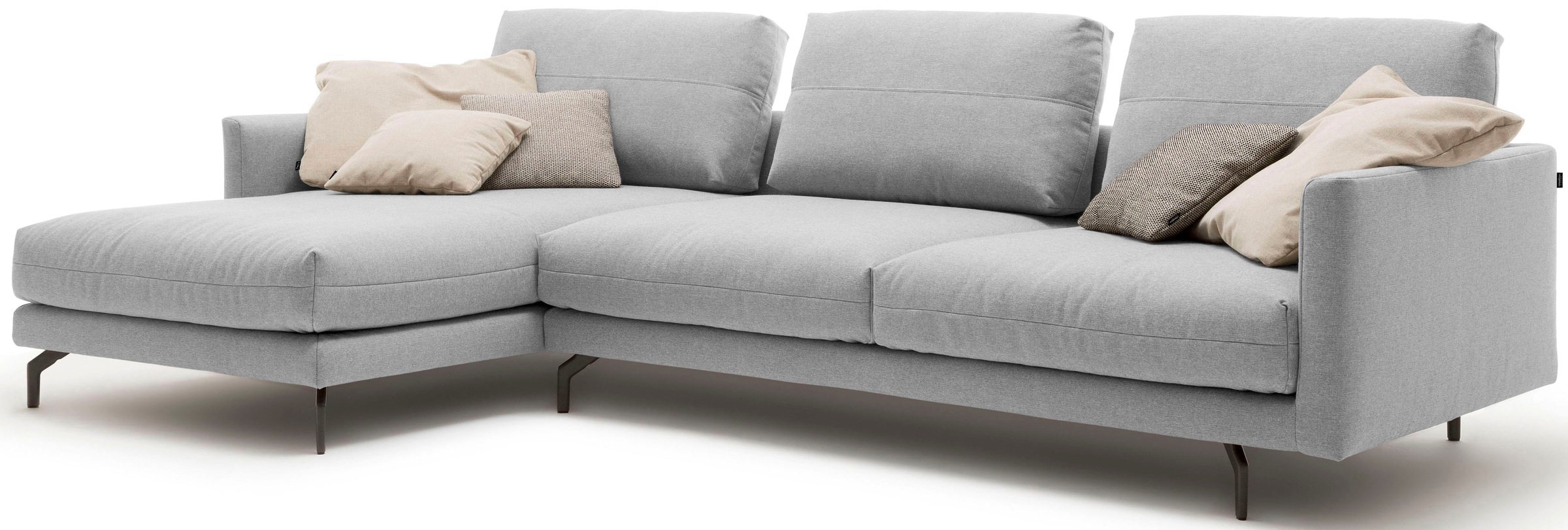 Creation BY ROLF BENZ Ecksofa »CR.414, Designecksofa, Polsterecke, L-Form«, wahlweise aus feinstem Rindsleder oder hochwertigem Chenille