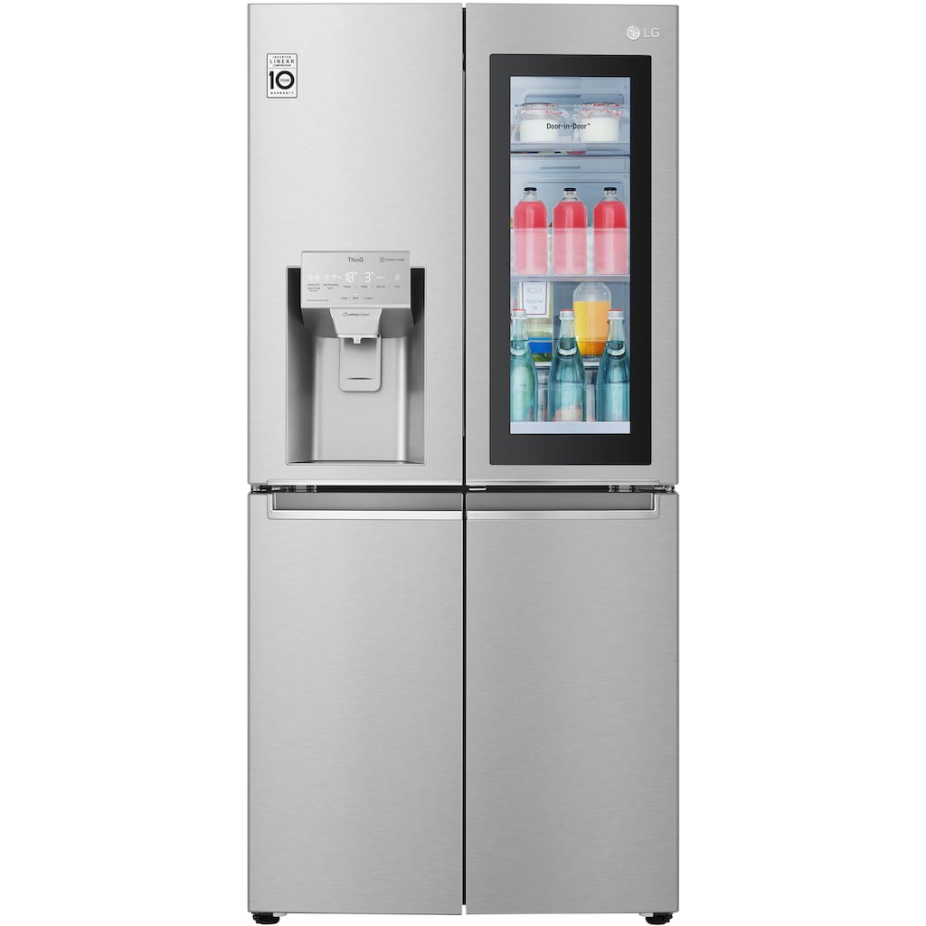 LG Multi Door, GMX844BSBF, 178,7 cm hoch, 83,5 cm breit, InstaView™