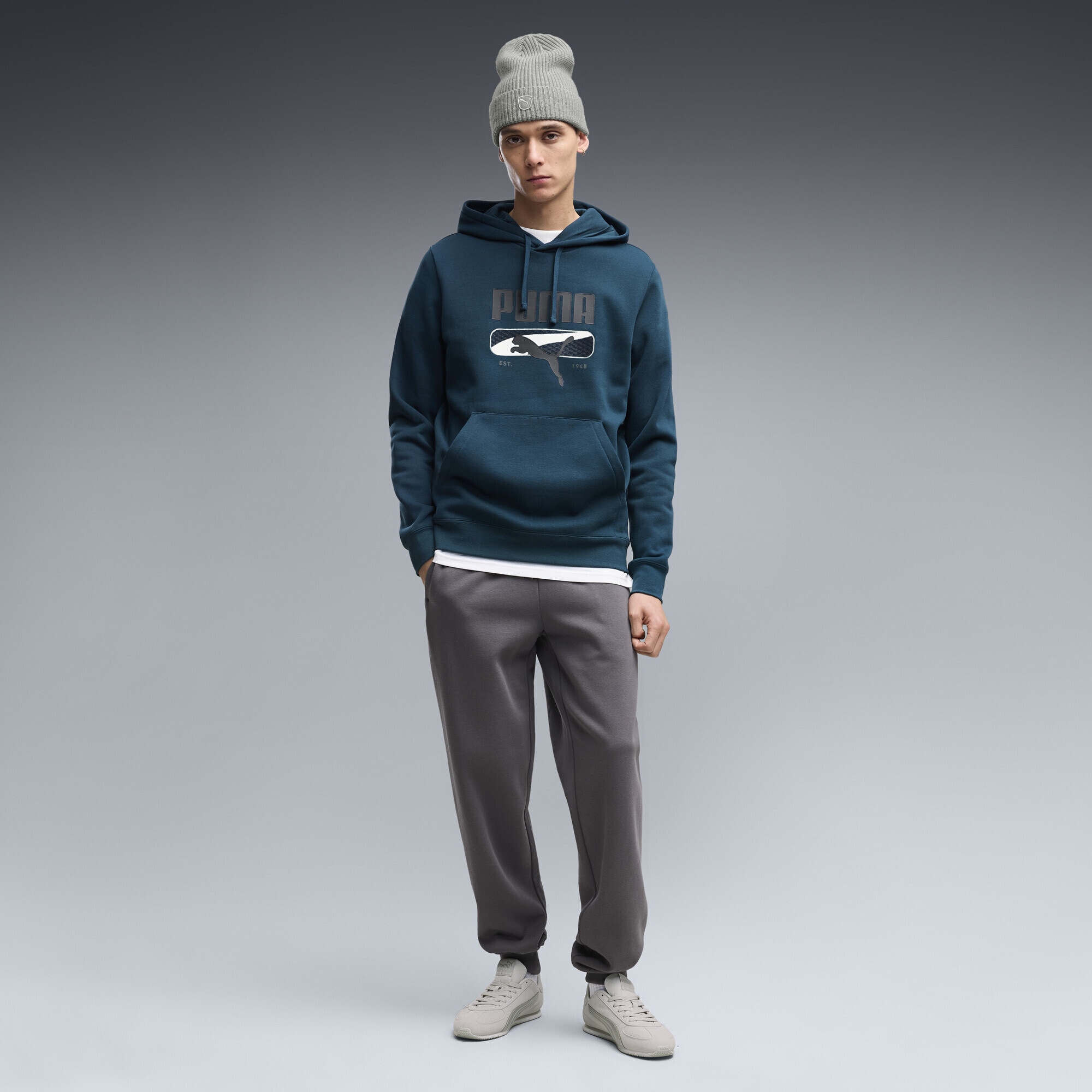 PUMA Hoodie »PUMA Sport Logo Play Fleece Hoodie Herren«
