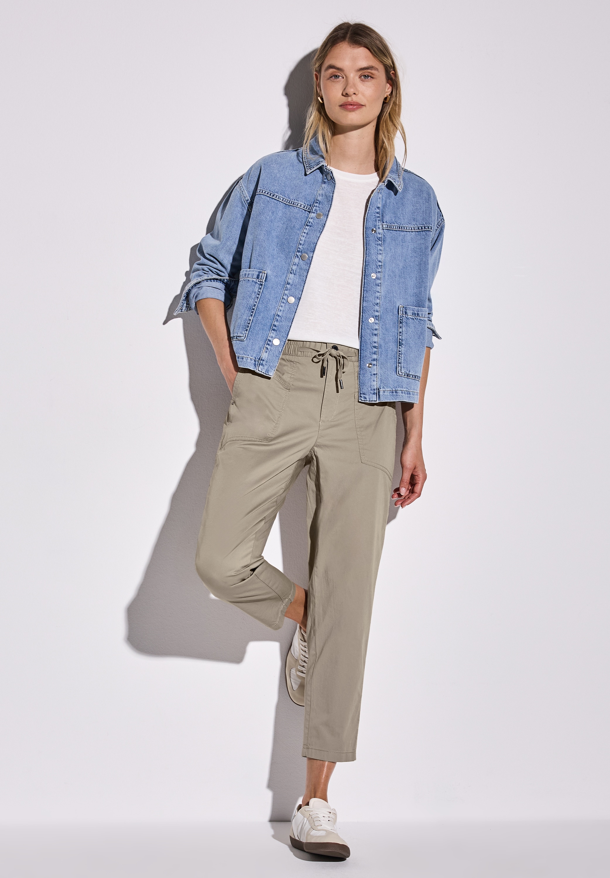 STREET ONE Stoffhose »Style Bonny«, im Cargo Look