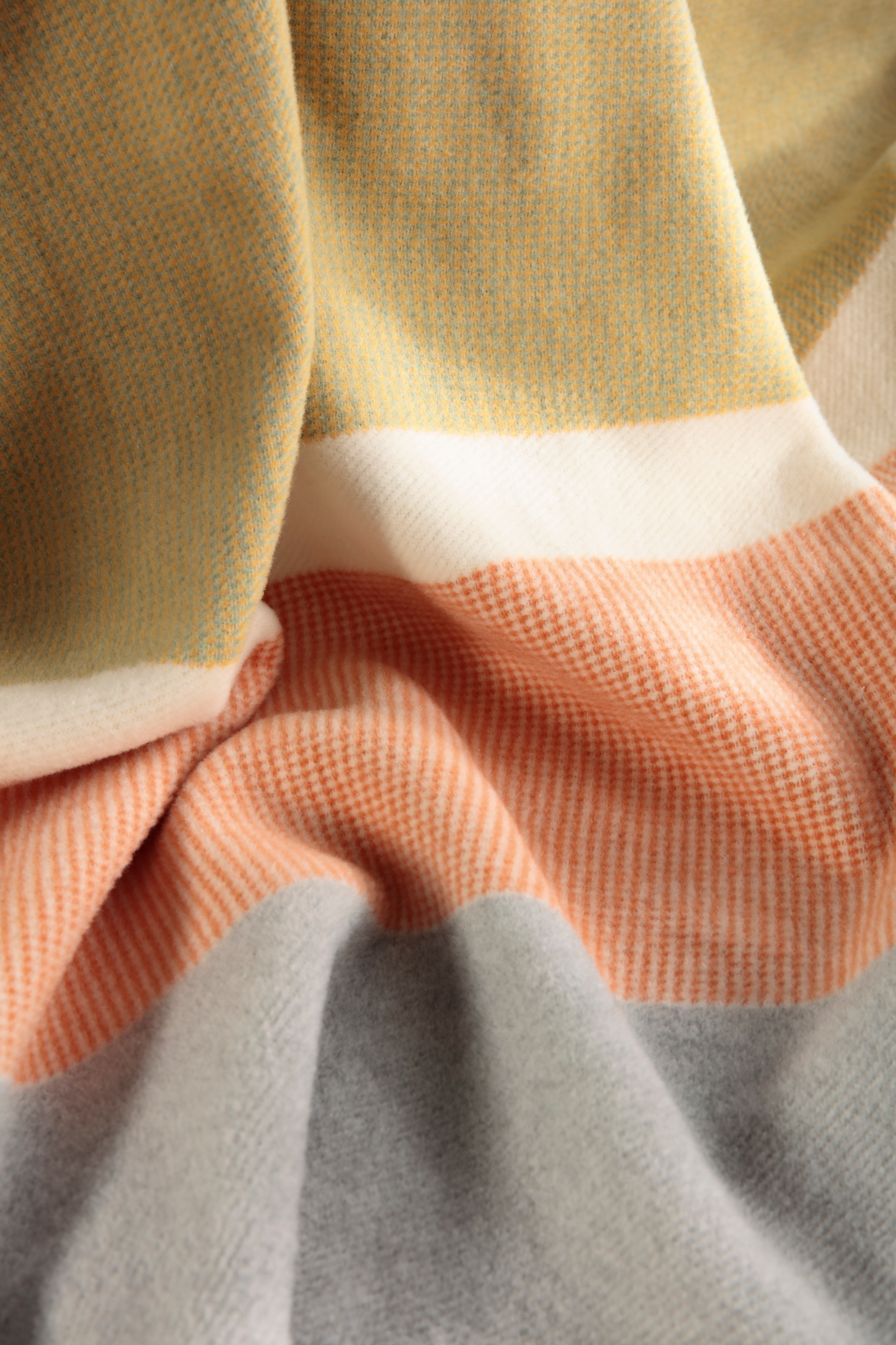 Biederlack Wohndecke »Wohndecke Stripe Oasis« Sommerdecke aus reiner Baumwolle