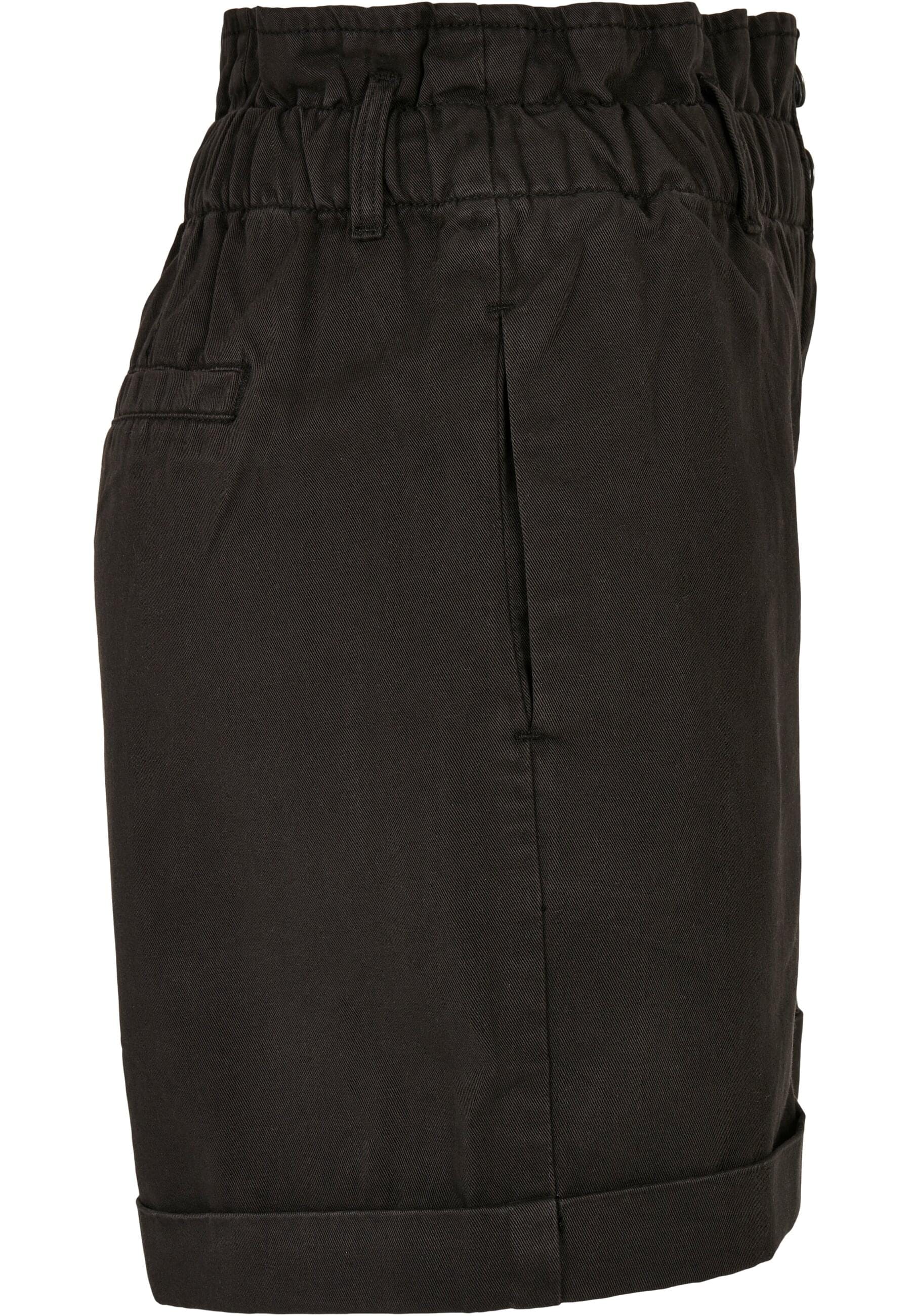 URBAN CLASSICS Stoffhose »Urban Classics Damen Ladies Paperbag Shorts«, (1 tlg.)
