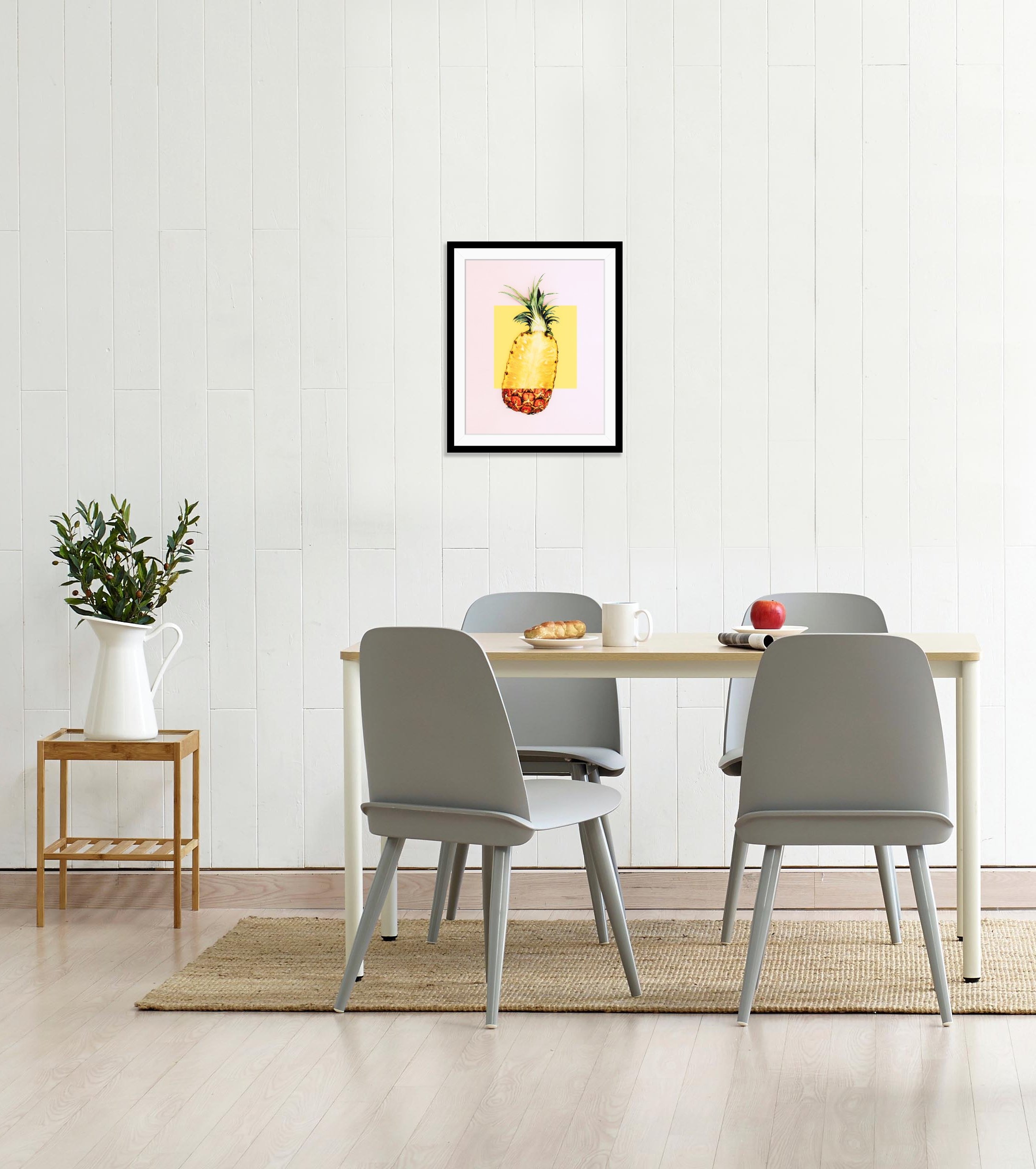 queence Bild "Marcelino", Obst-Obst Bilder-Kunst-Foto-Ananas-Figuren, HD Pr günstig online kaufen