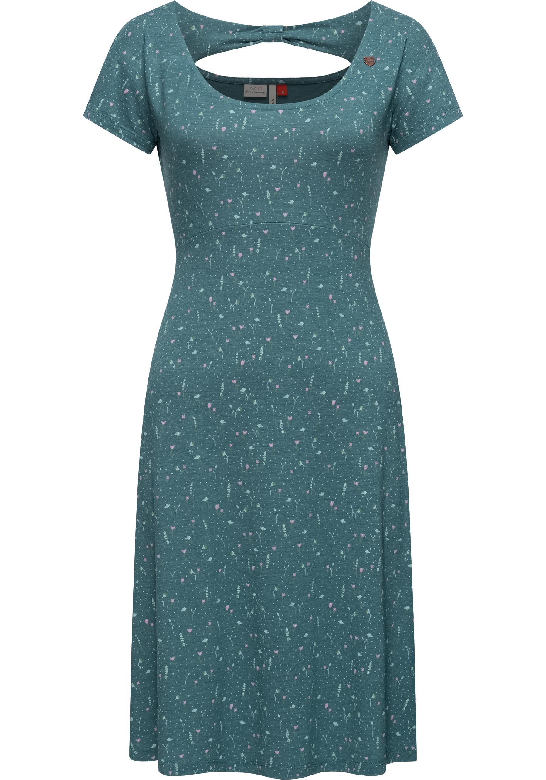 Ragwear Sommerkleid "Lunngo", leichtes Freizeitkleid mit süßem Rückenaussch günstig online kaufen