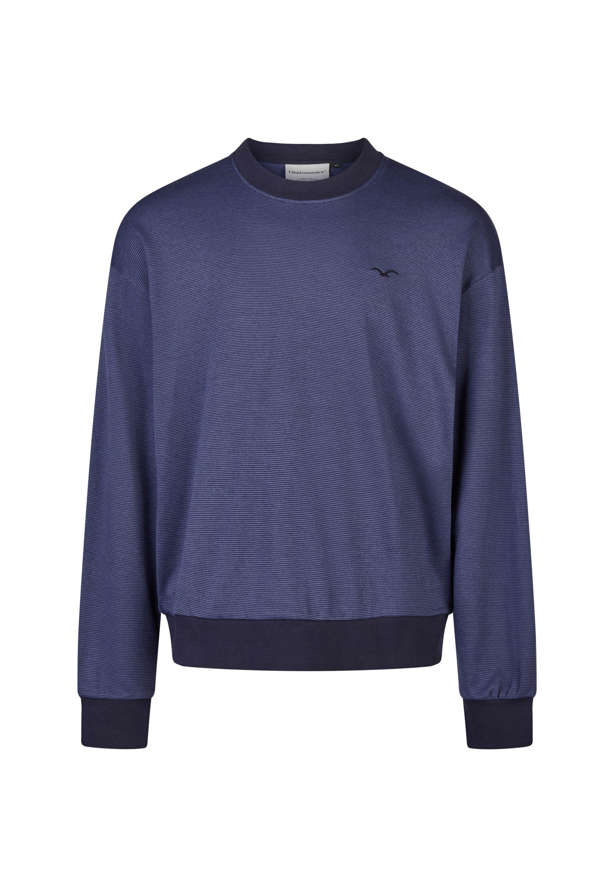 Cleptomanicx Sweatshirt "Boxy Crewneck Ligull Mini Stri", mit lockerem Schn günstig online kaufen