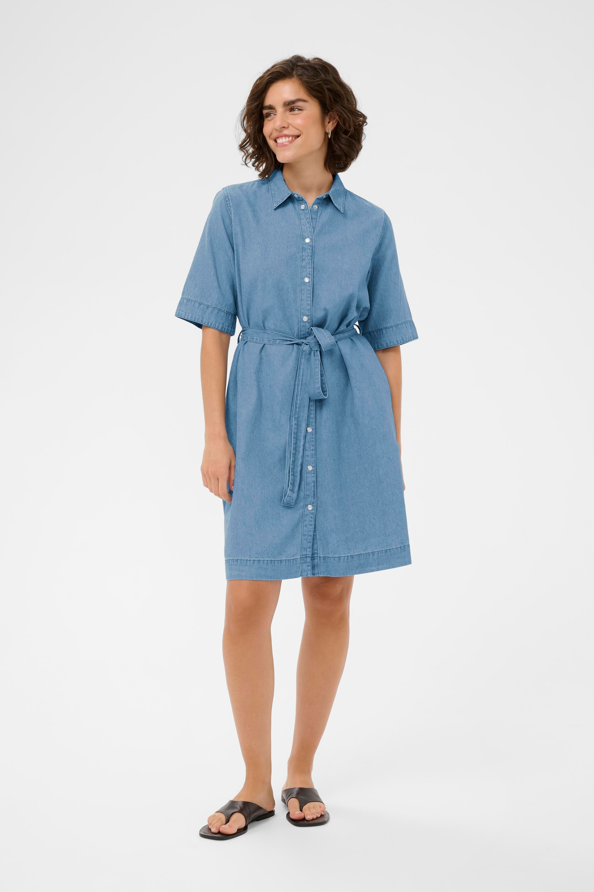 KAFFE Midikleid »Damen Kleid KAjade«