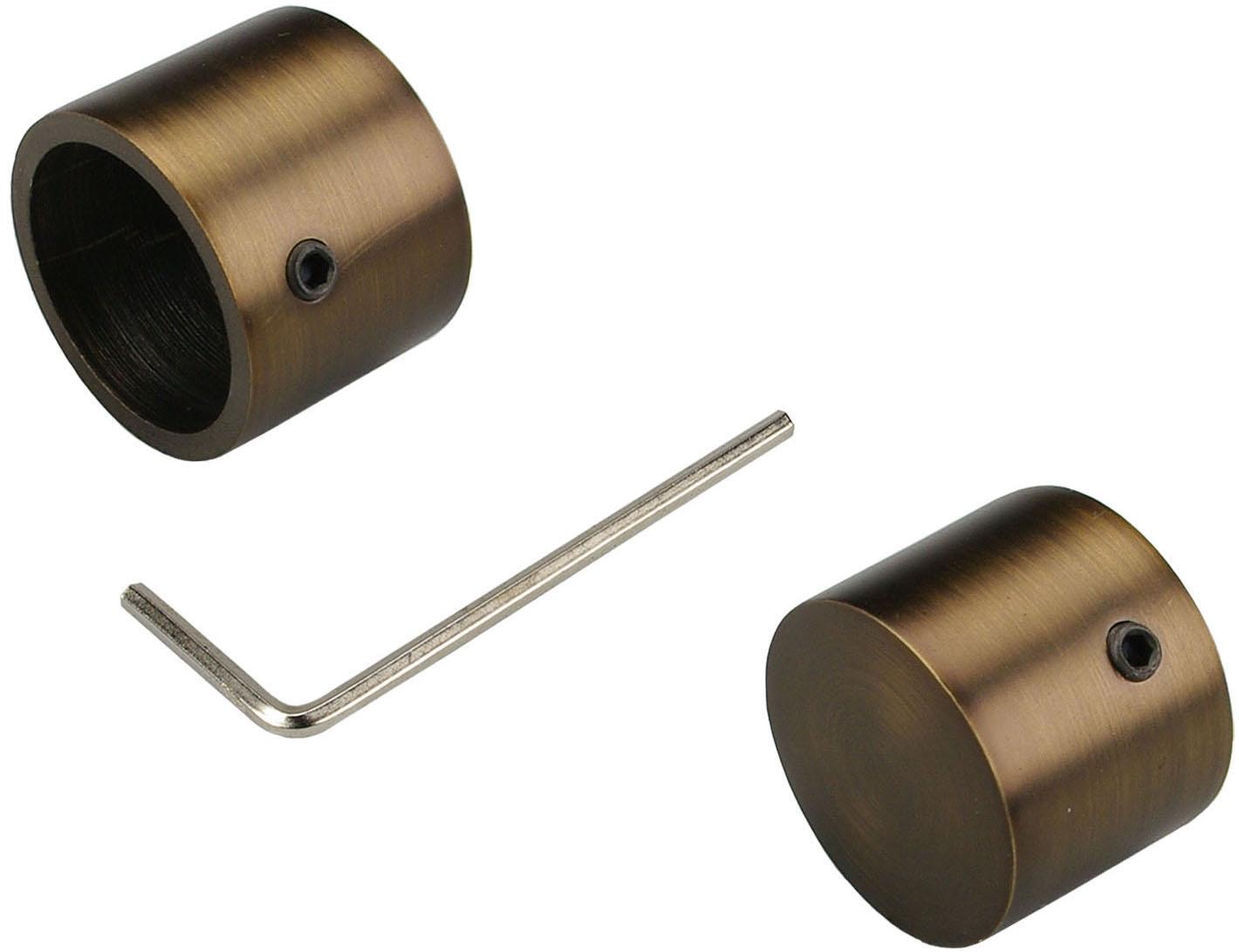 Liedeco Gardinenstange »CELBULLE02SG2L« Ø 25 mm 2 läufig-läufig Fixmaß 2-läufig im Fixmaß Ø 25/20 mm