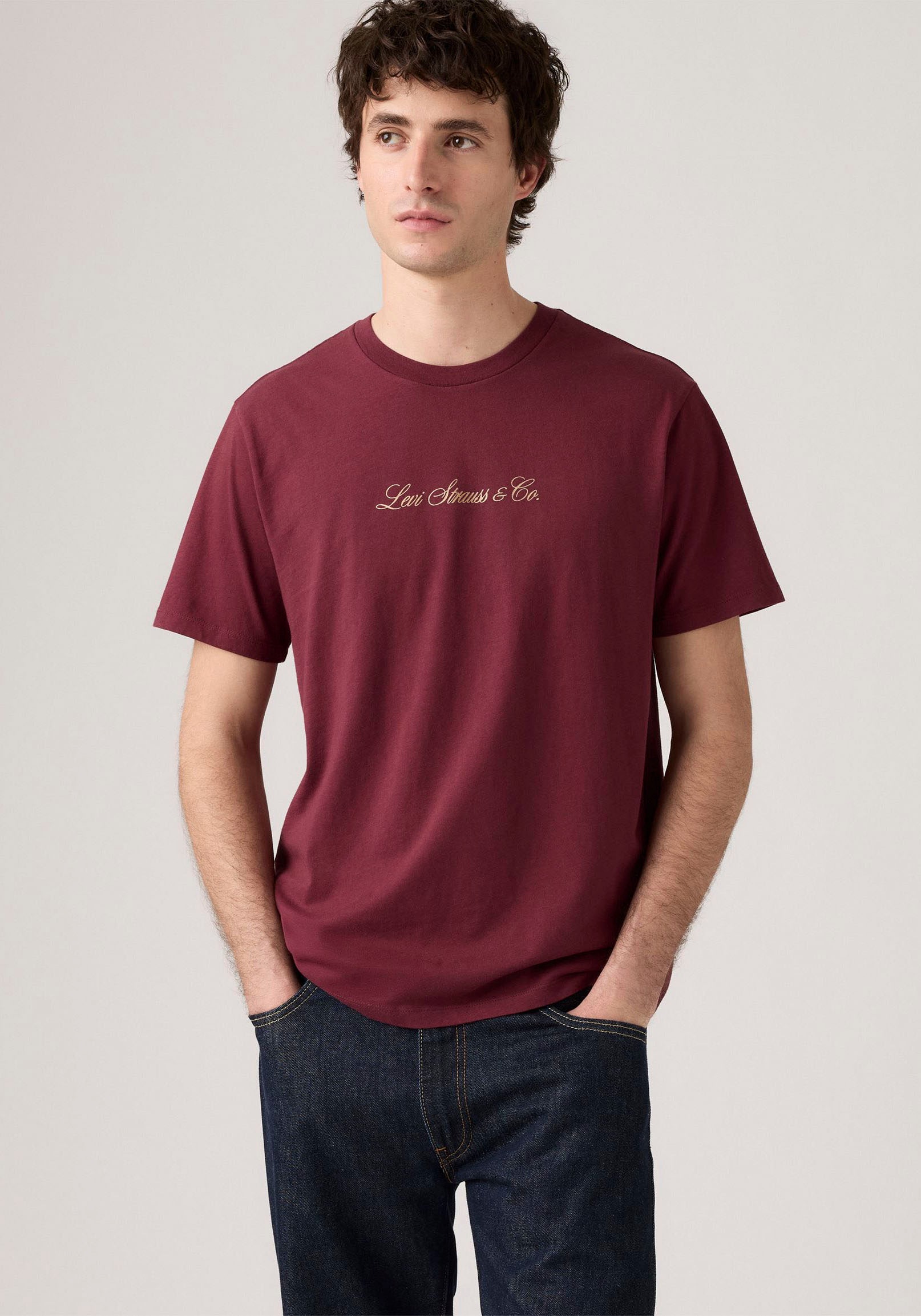 Levis T-Shirt mit Schriftzug günstig online kaufen