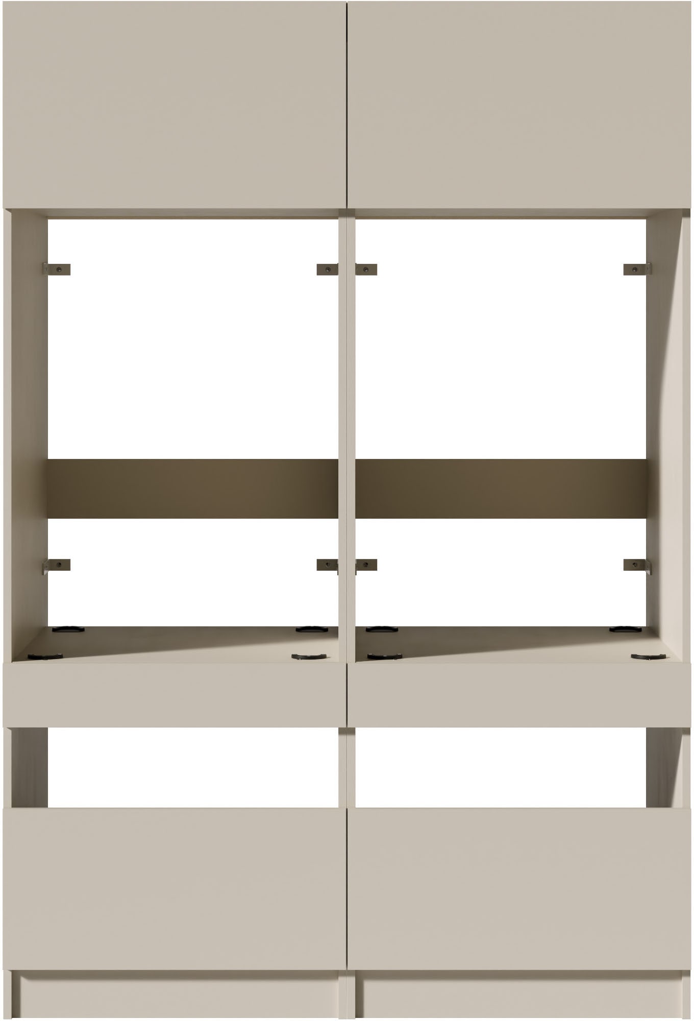BASIC by Balculina Mehrzweckschrank-Set »Washhome B/T/H 135x68x200 cm« 2 Stk. tlg.