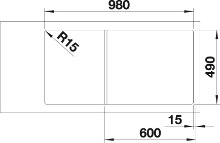 Blanco Granitspüle »AXIA III XL 6 S«, aus SILGRANIT®, inkl. Esche-Compound-Brückenschneidbrett