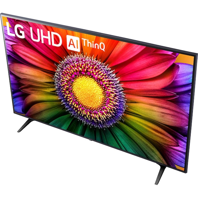 LG LED-Fernseher »50UR80006LJ«, 126 cm/50 Zoll, 4K Ultra HD, Smart-TV, UHD, α5 Gen6 4K AI-Prozessor,HDR10,AI Sound Pro,Filmmaker Mode | BAUR