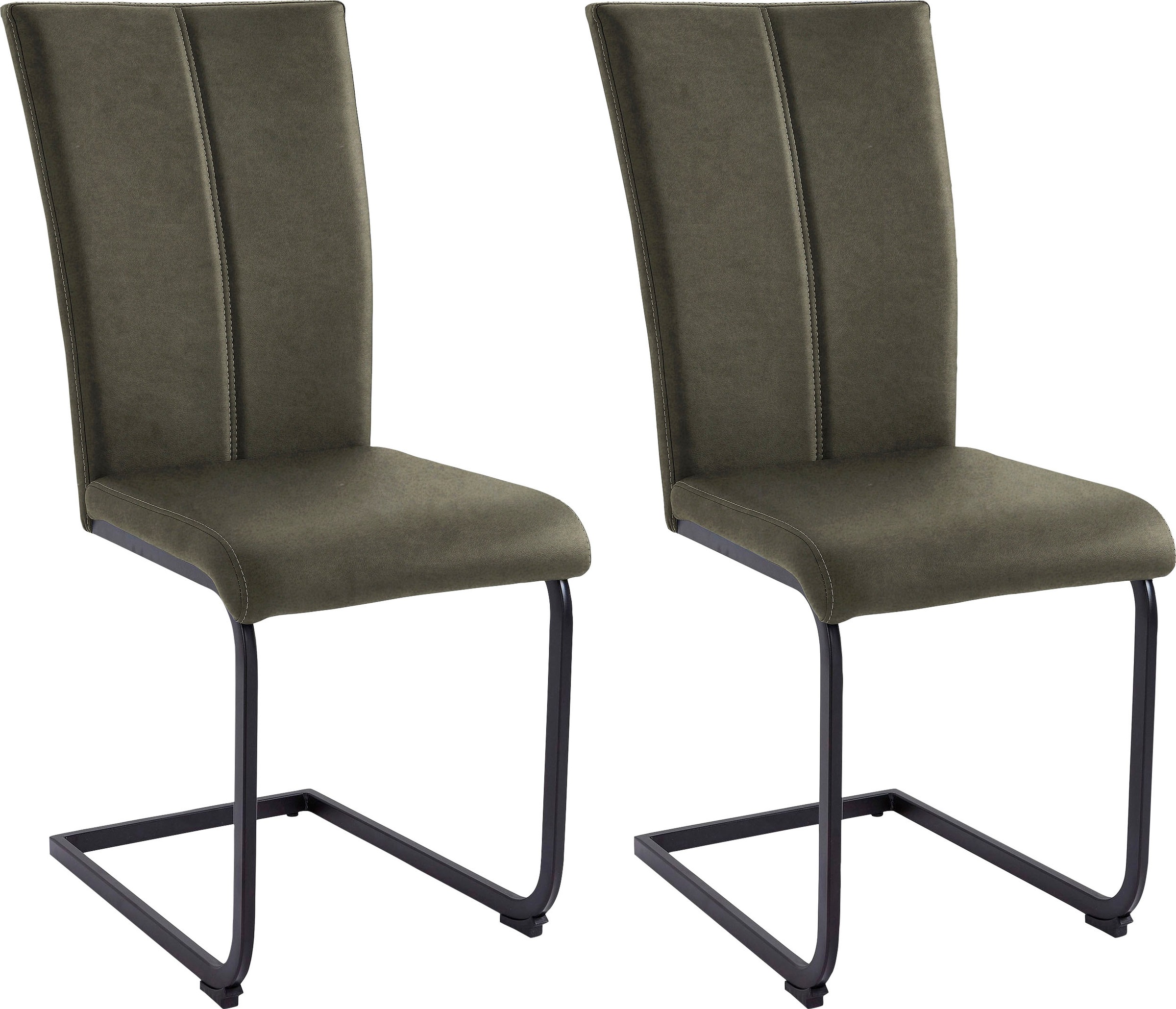 Home affaire Freischwinger »Nils«, (Set), 2 St., Microfaser VINTAGE, Stuhl belastbar... kaufen