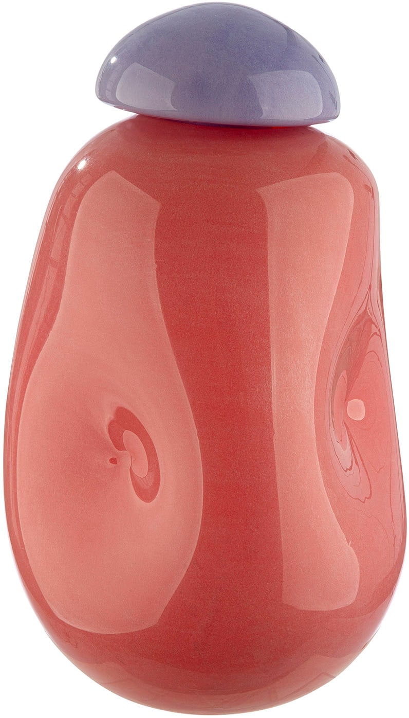 GILDE Tischvase "Vase Candy rosa H. 26 cm" günstig online kaufen