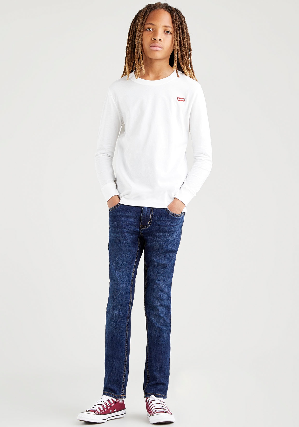 Skinny-fit-Jeans »LVB-510 SKINNY FIT JEANS«, for BOYS