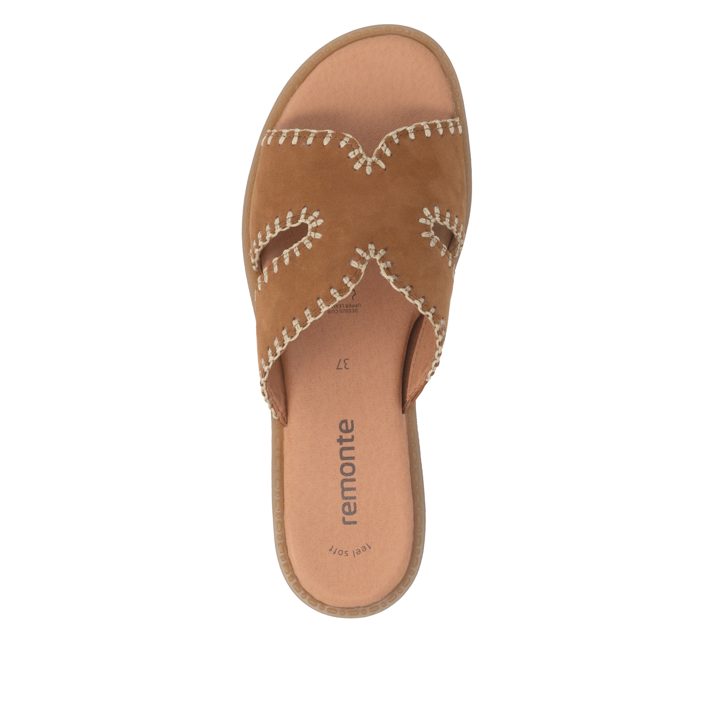 Remonte Pantolette  Sommerschuh, Flat, Strandschuh mit Feel Soft-Ausstattung