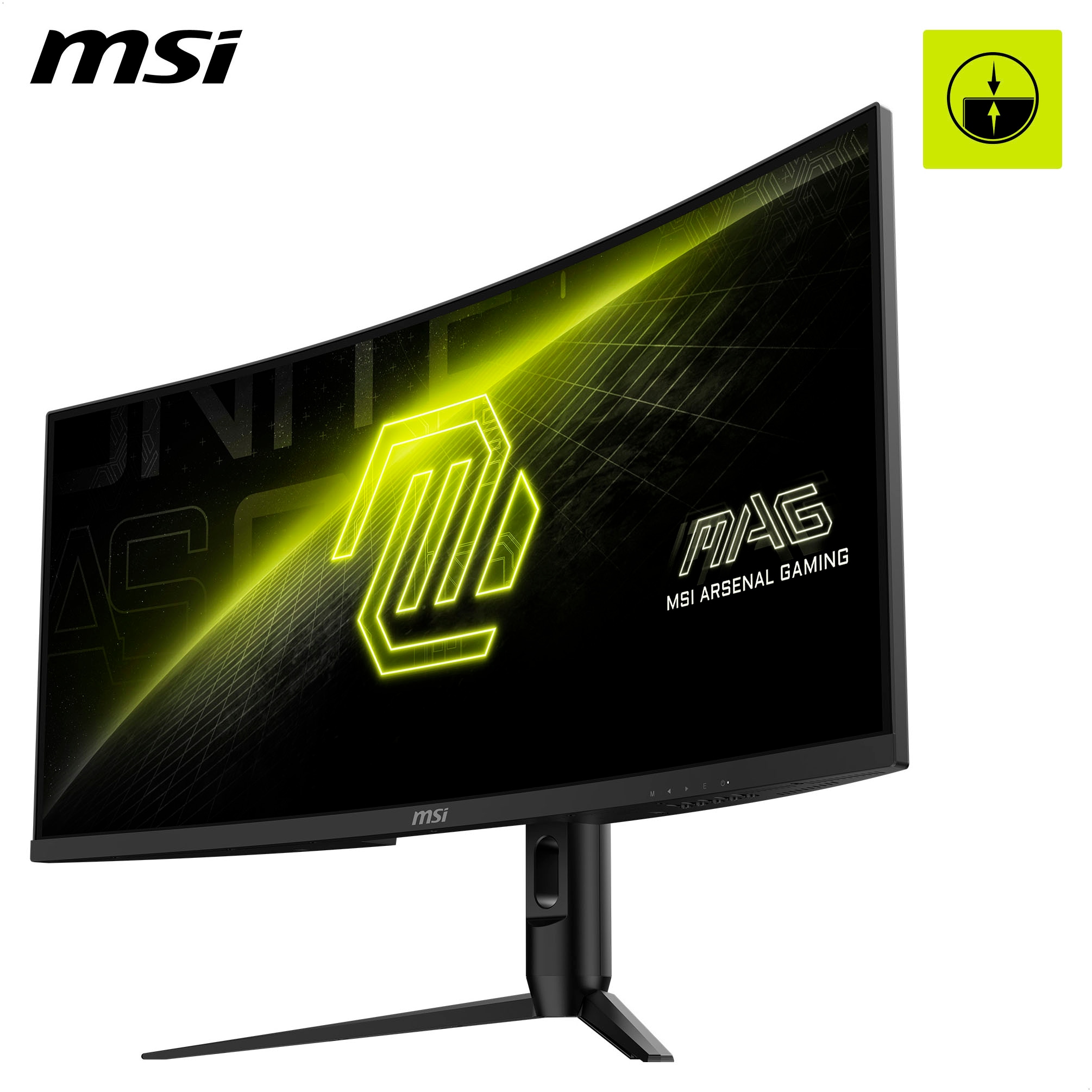 GAMEMAX Gaming-PC-Komplettsystem »MegaDeal HYPE-A BK 2838 AMD Ryzen 5 9600X 16GB DDR5 1TB SSD RTX 5070« 34 ″ AMD Ryzen 5 GeForce RTX? 5070 16 GB RAM 1.000 GB SSD Windows 11, DDR5 RAM + MSI MAG 342CQR E2 Curved Monitor 86cm (34")
