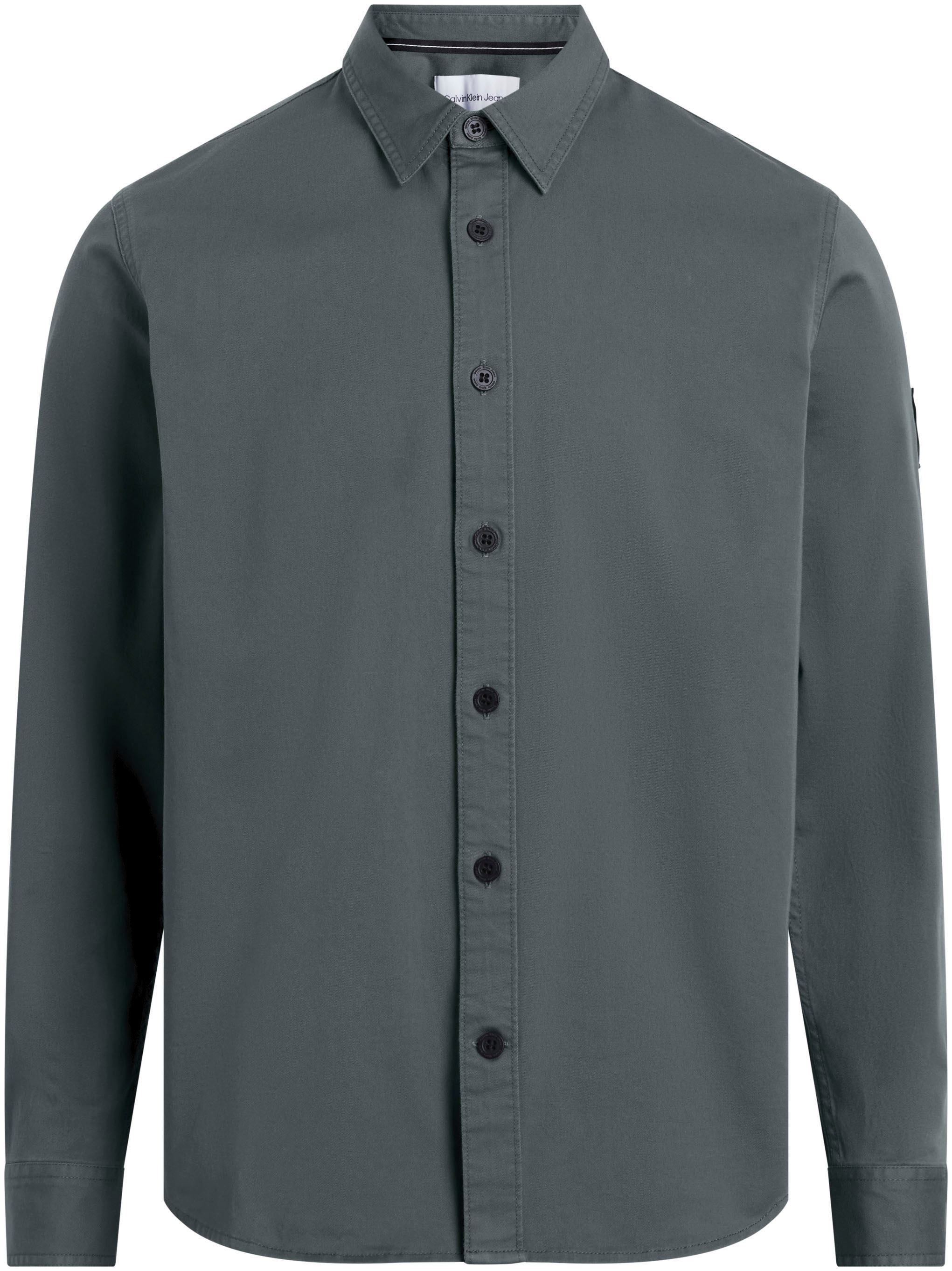 Calvin Klein Jeans Langarmhemd »MONOLOGO BADGE RELAXED SHIRT«