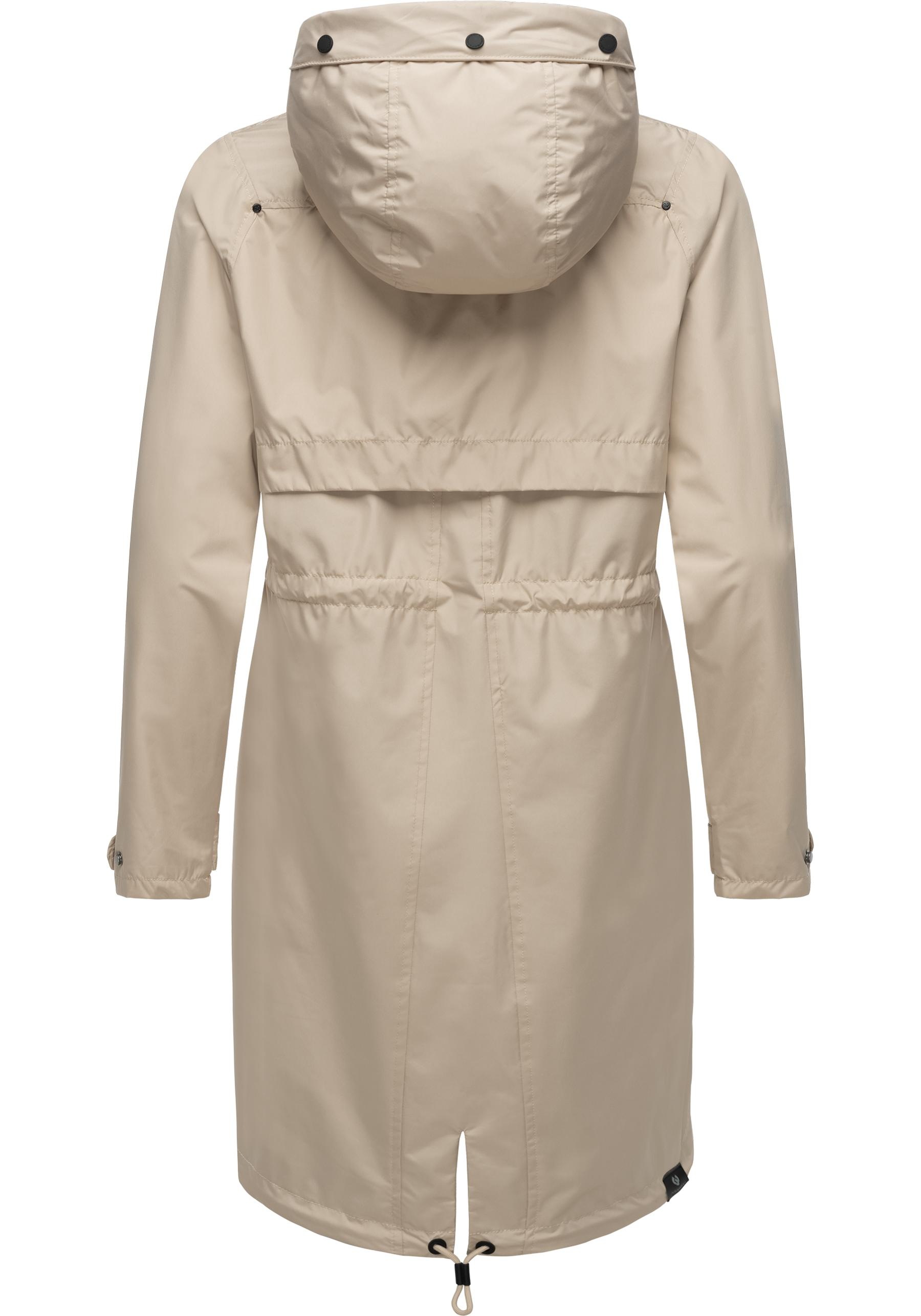 Ragwear Jerseymantel »Frodik«, Wasserdichter oversized Damen Parka für die Übergangszeit