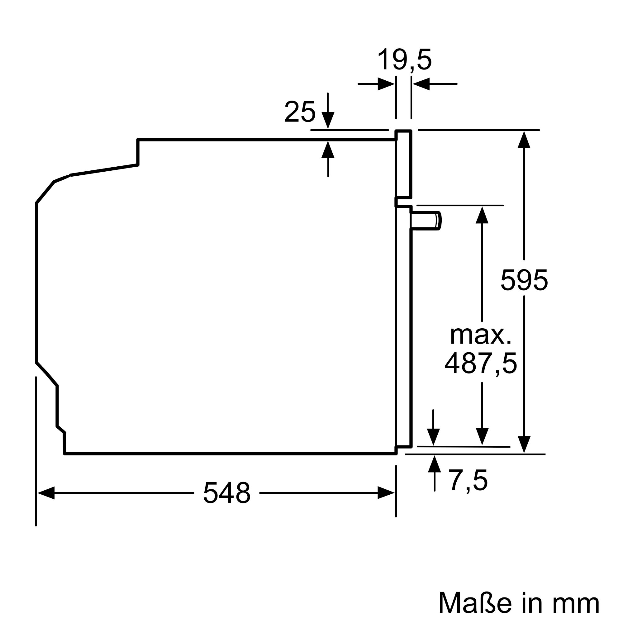 NEFF Pyrolyse Backofen N50 »B5ACJ7HG3«, mit 1-fach-Teleskopauszug, Pyrolyse-Selbstreinigung, AirFry-Funktion