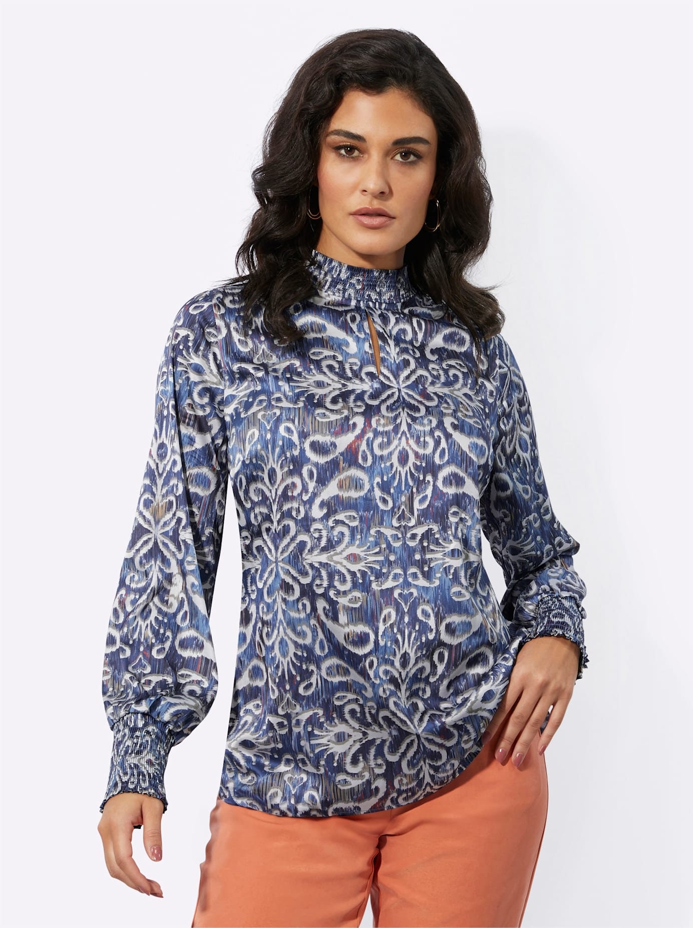 creation L Satinbluse