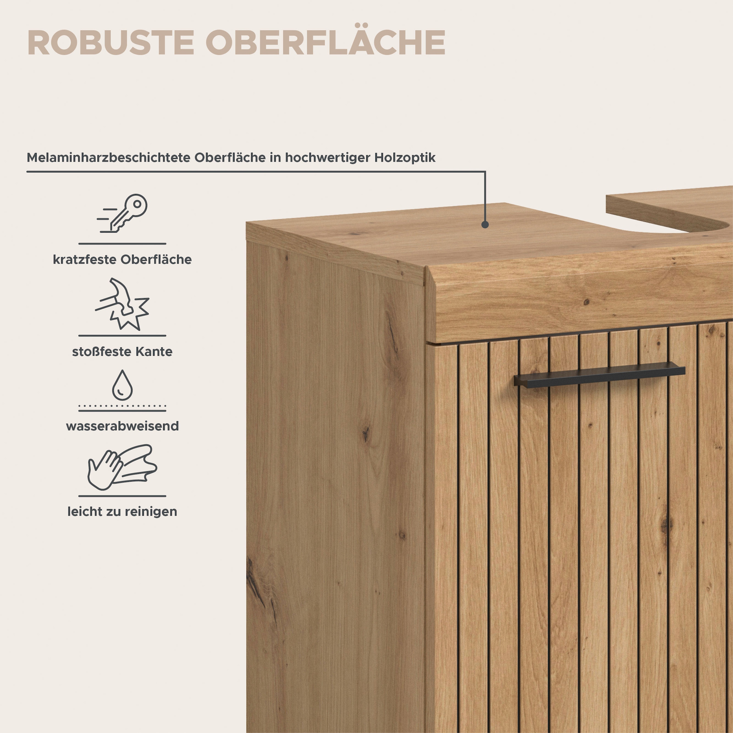 welltime Badmöbel-Set »SIENA, 4 teilig, bestehend aus:« Set, TOPSELLER!, 4 Stk. tlg.