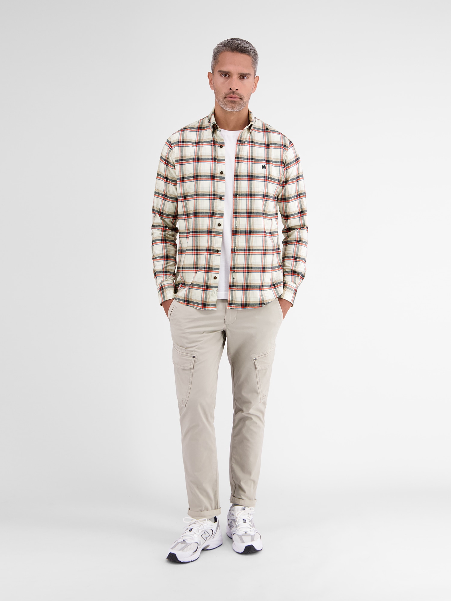 LERROS Langarmhemd »LERROS Langarmhemd, BIG FLANNELCHECK«