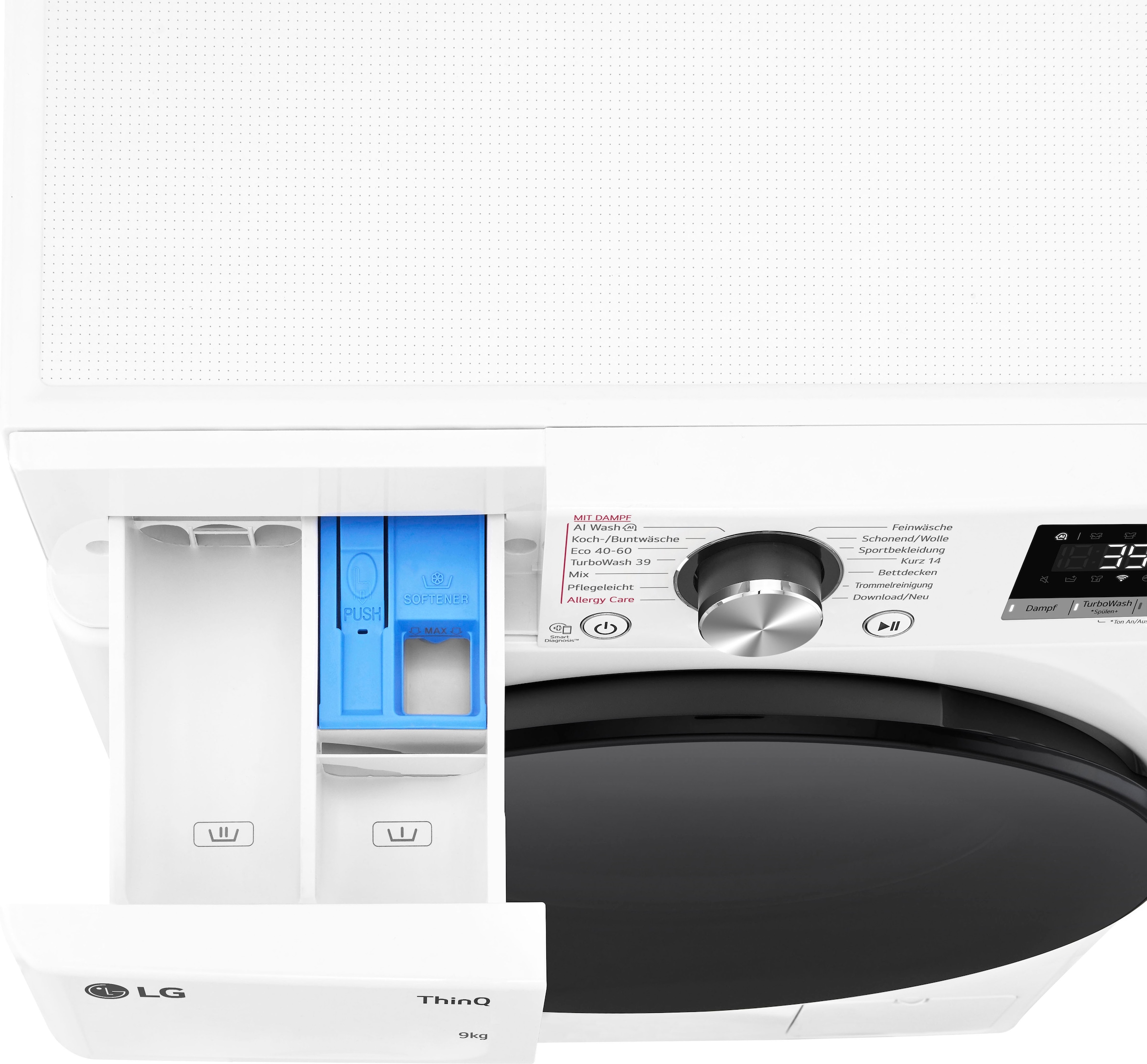 LG Waschmaschine »F2V7SLIM9«, 9 kg, 1200 U/min, Raumsparer: nur 53,5 cm tief