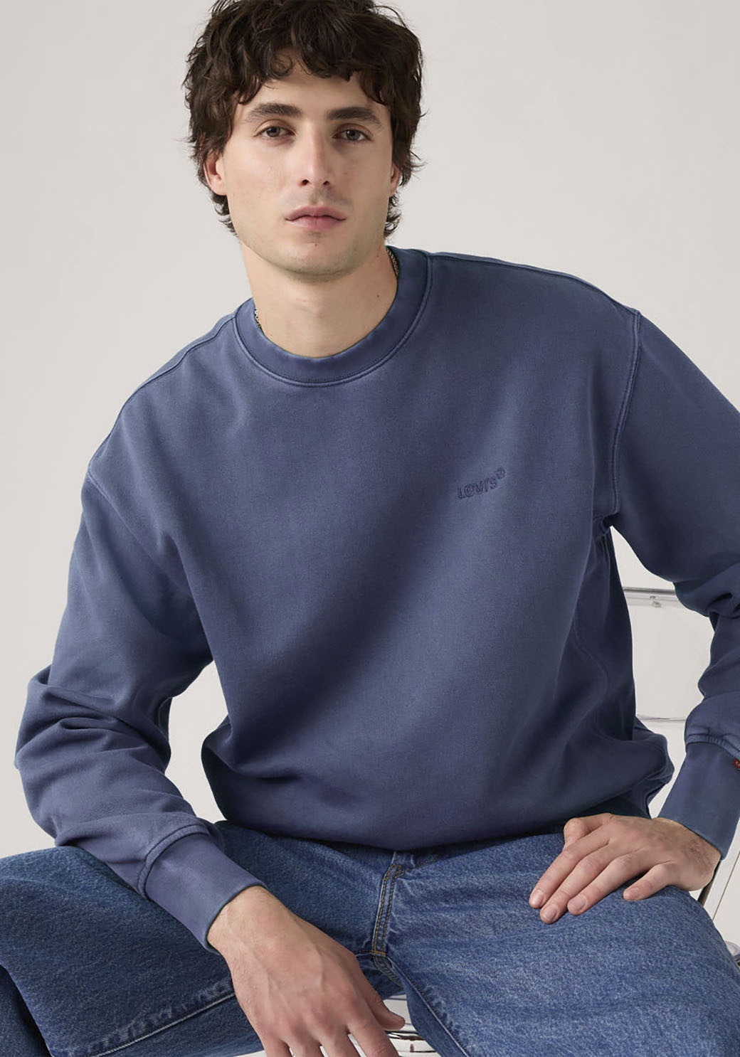 Levis Sweatshirt "AUTHENTIC CREW", mit Logostickerei günstig online kaufen