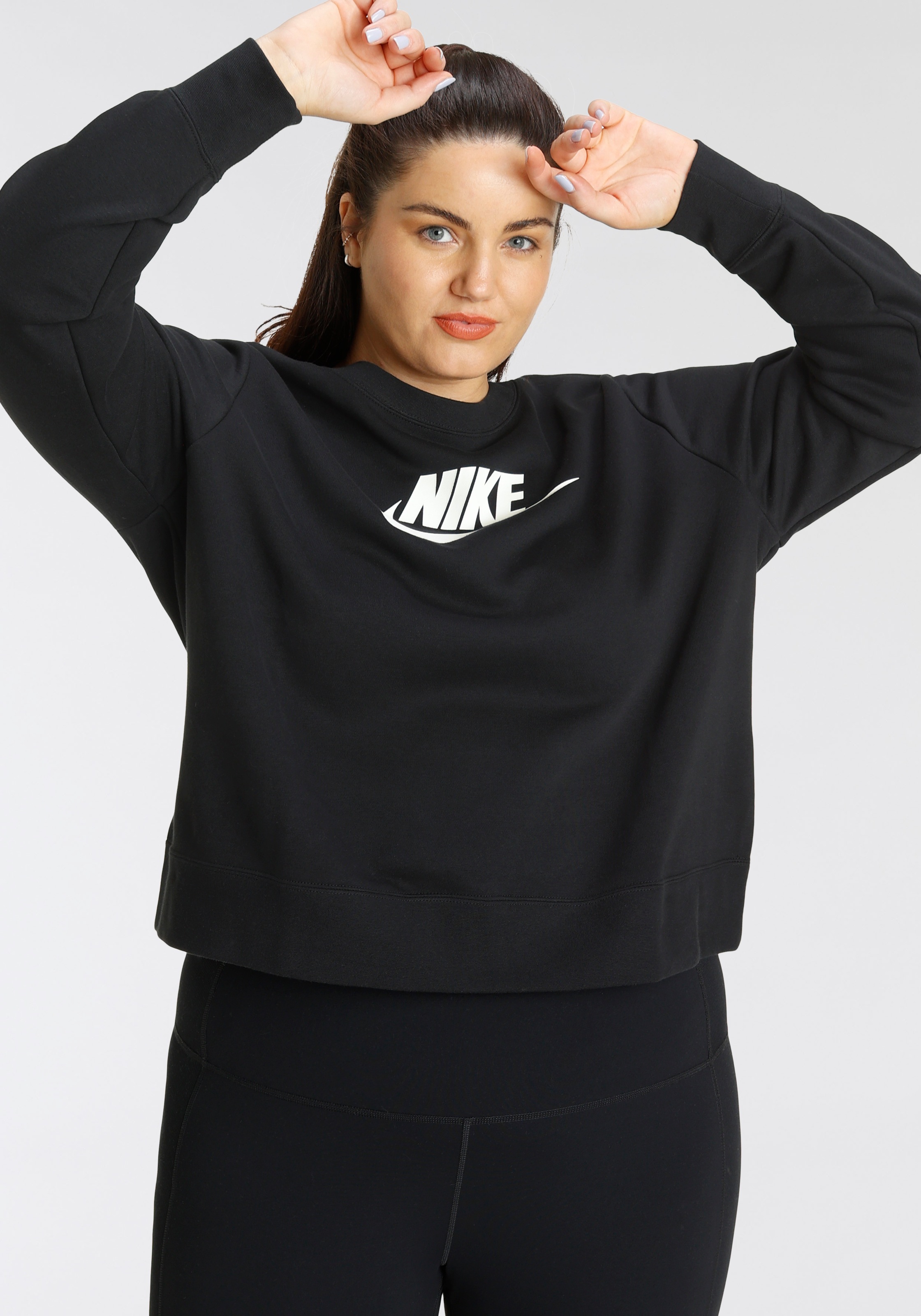 Nike Sportswear Sweatshirt "W NSW CLUB FLC GX STD CREW PL" günstig online kaufen