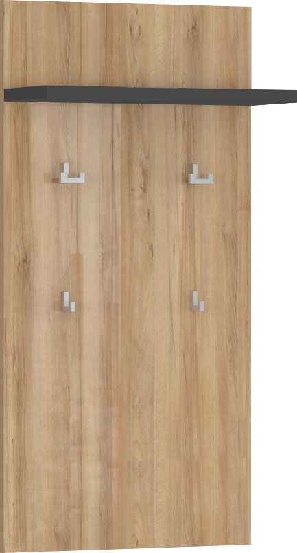 OTTO home Garderobenpaneel "Onyx" (H/B/T): 109/55,6/21,8cm, UV lackiert in günstig online kaufen