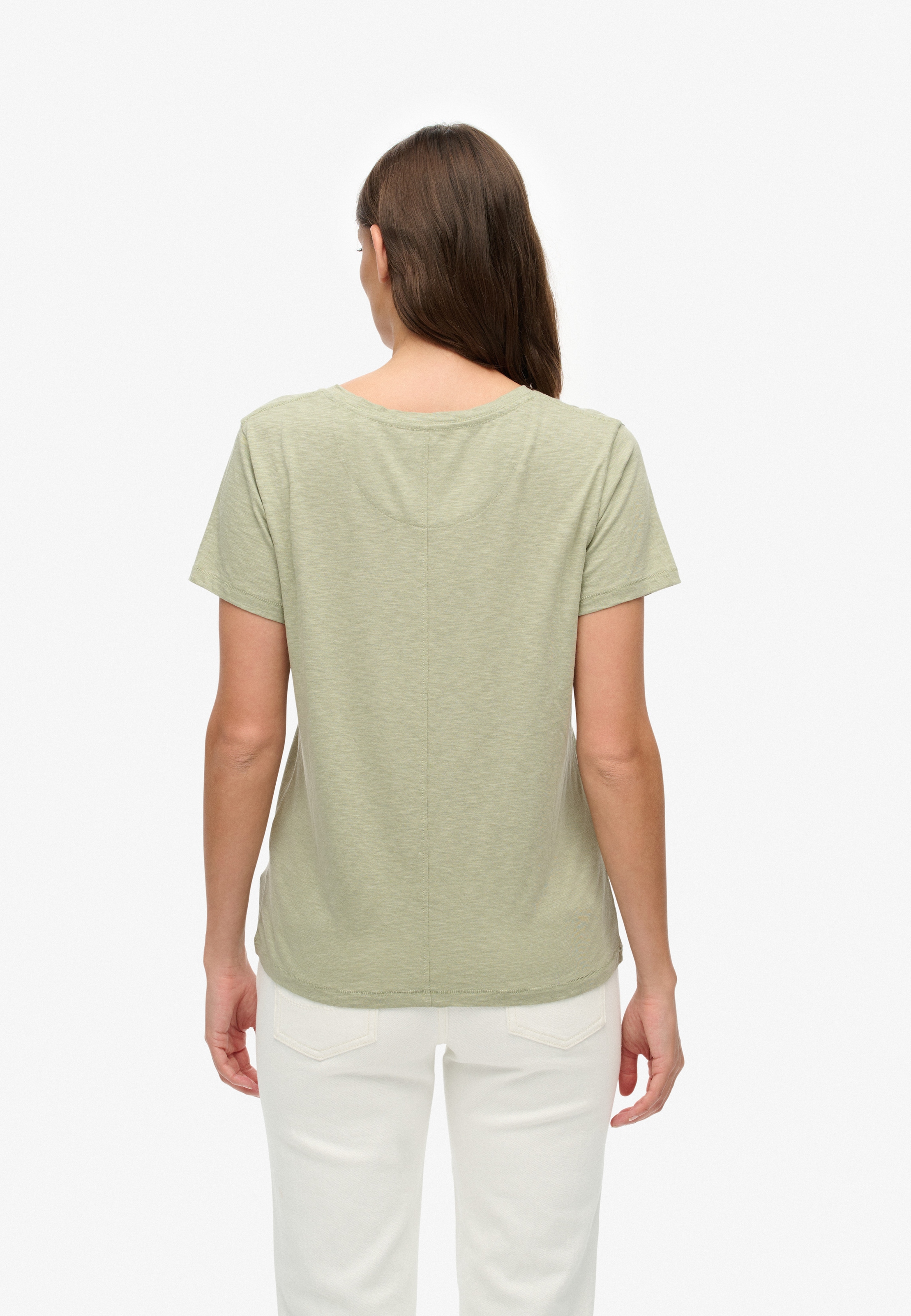 Superdry T-Shirt »STUDIOS SLUB EMB VEE TEE«