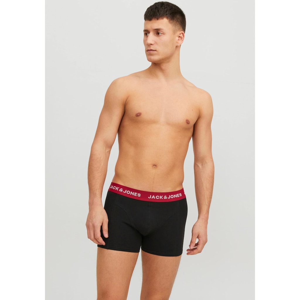 Jack & Jones Trunk »JACFLOWER BIRD TRUNKS 3 PACK NOOS«, (Packung, 3 St.)