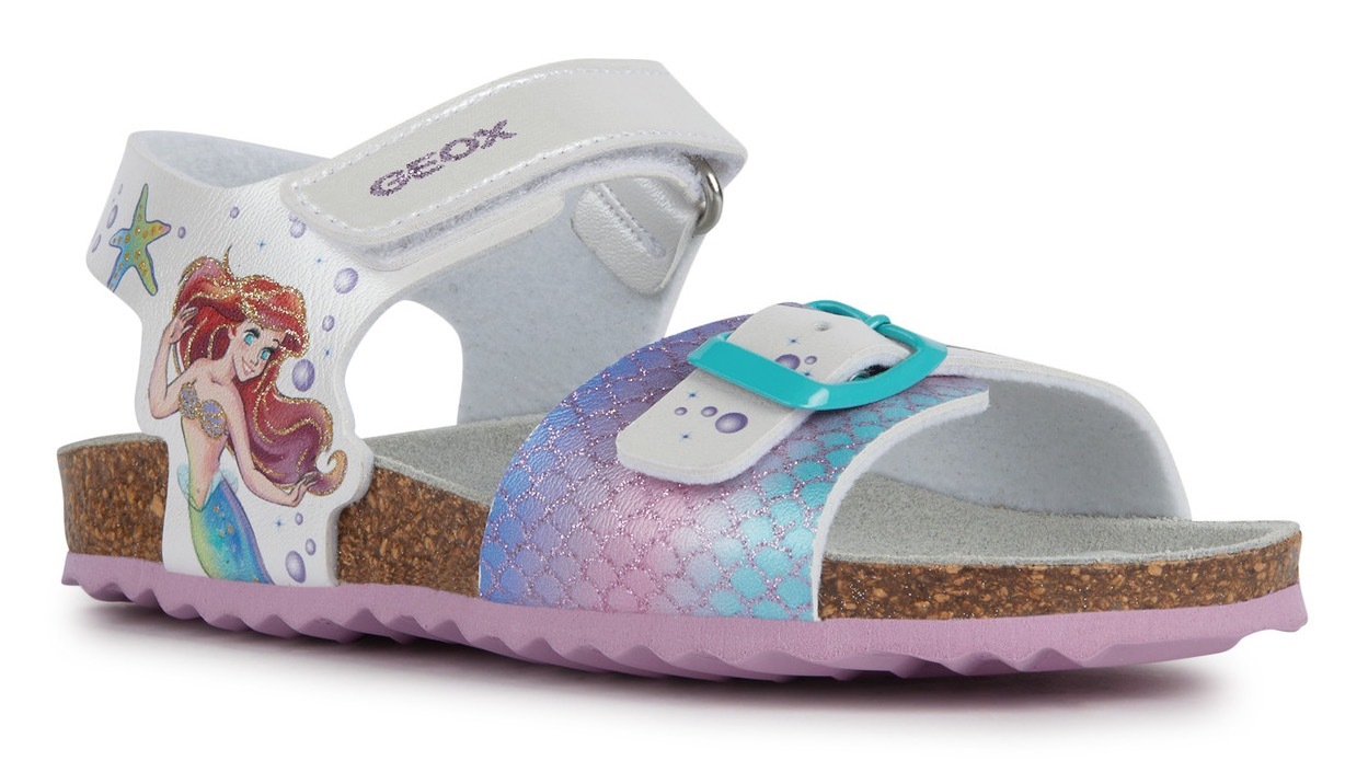 Sandalo Geox J Adriel Girl F - Per Bambine E Ragazze, In Sintetico, Con Suola In Gomma E Fibbia
